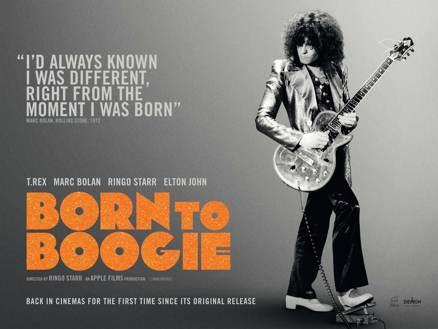 Extra Large Movie Poster Image for Born to Boogie 