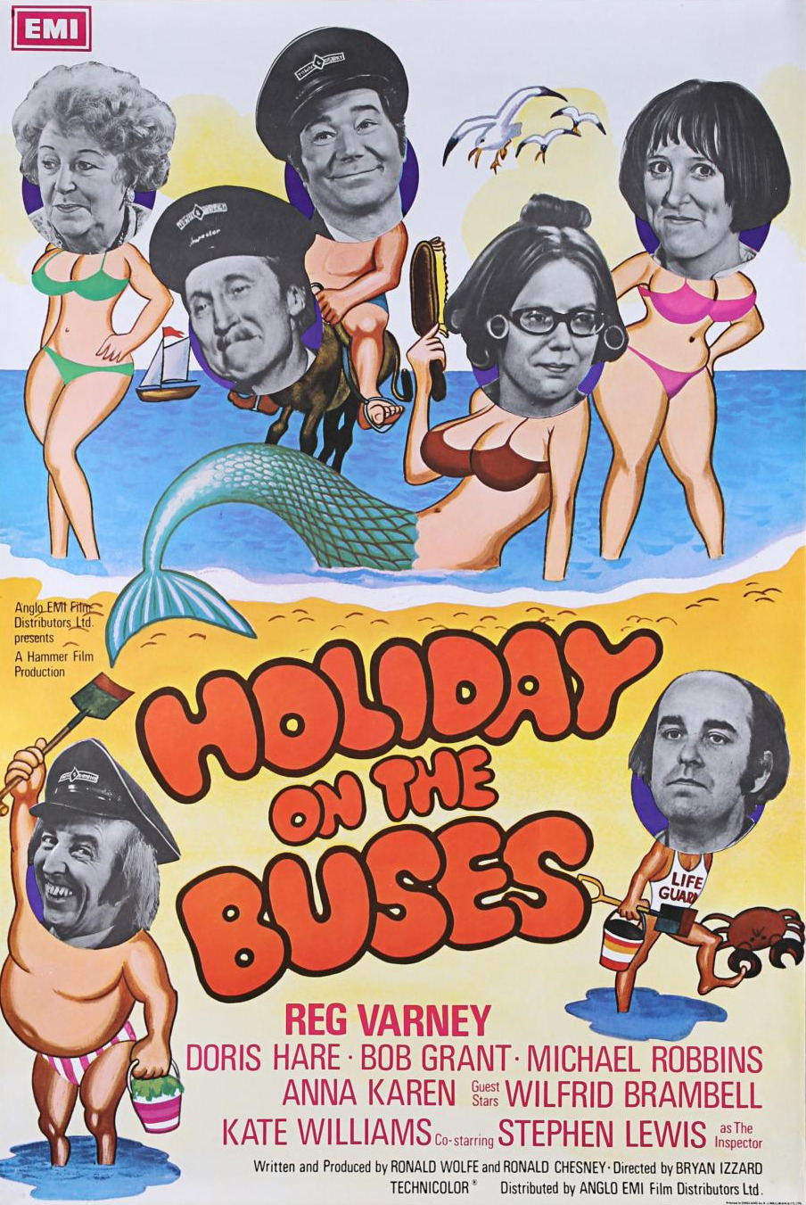 Extra Large Movie Poster Image for Holiday on the Buses 