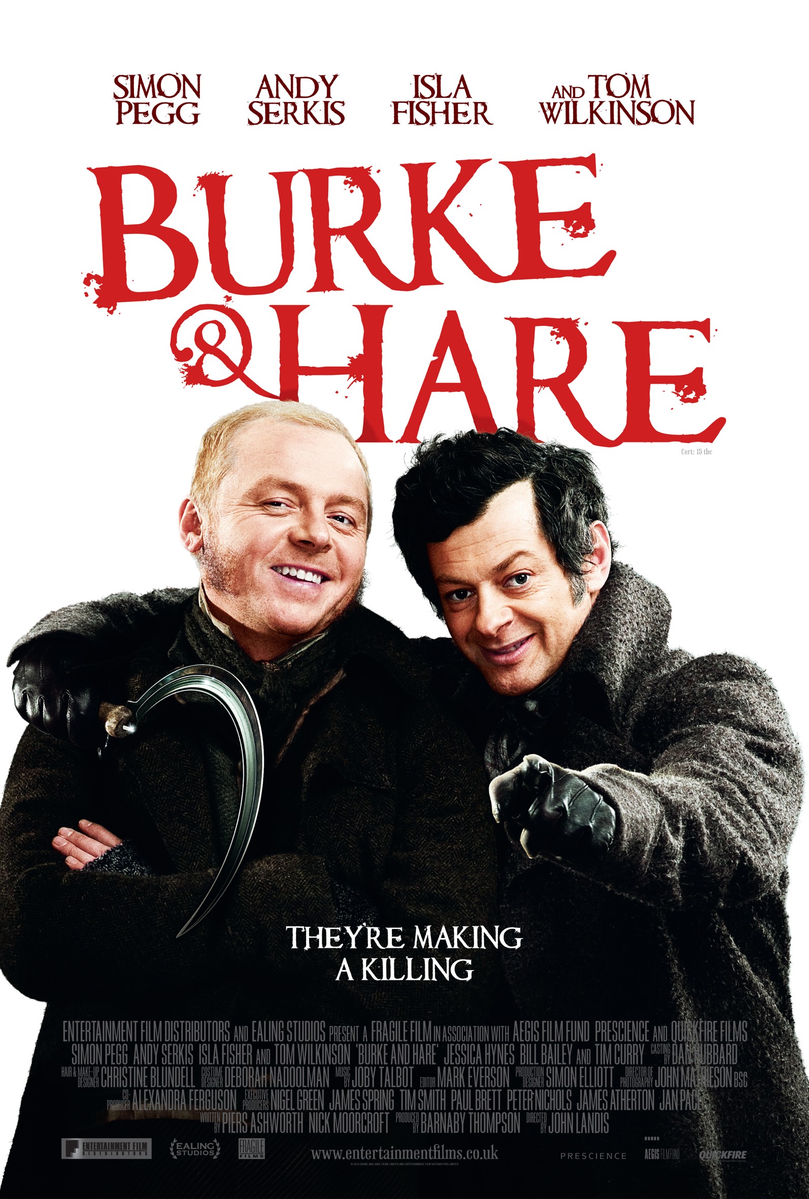 Mega Sized Movie Poster Image for Burke and Hare (#3 of 4)