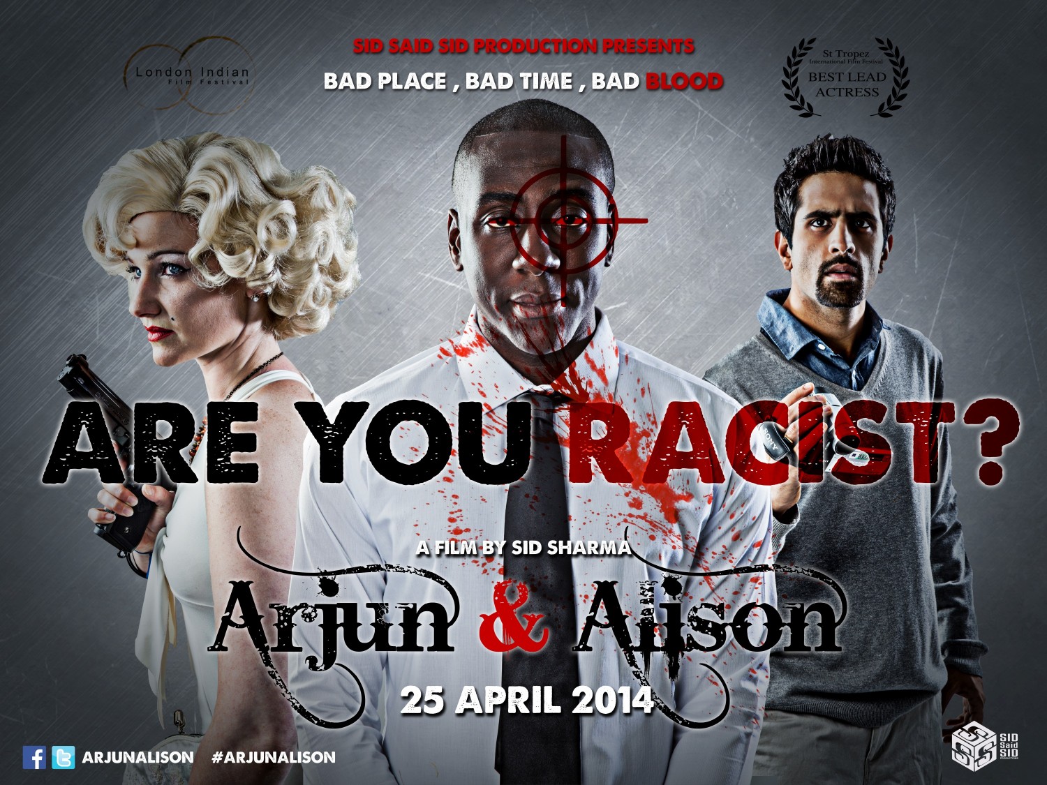 Extra Large Movie Poster Image for Arjun & Alison (#2 of 7)