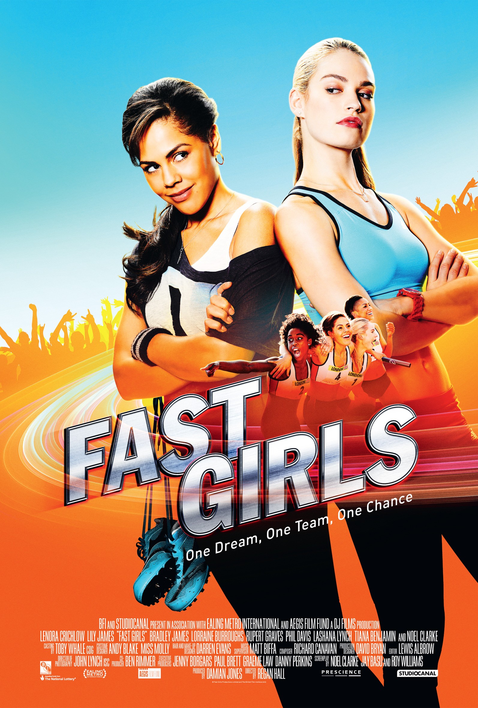 Mega Sized Movie Poster Image for Fast Girls (#2 of 2)