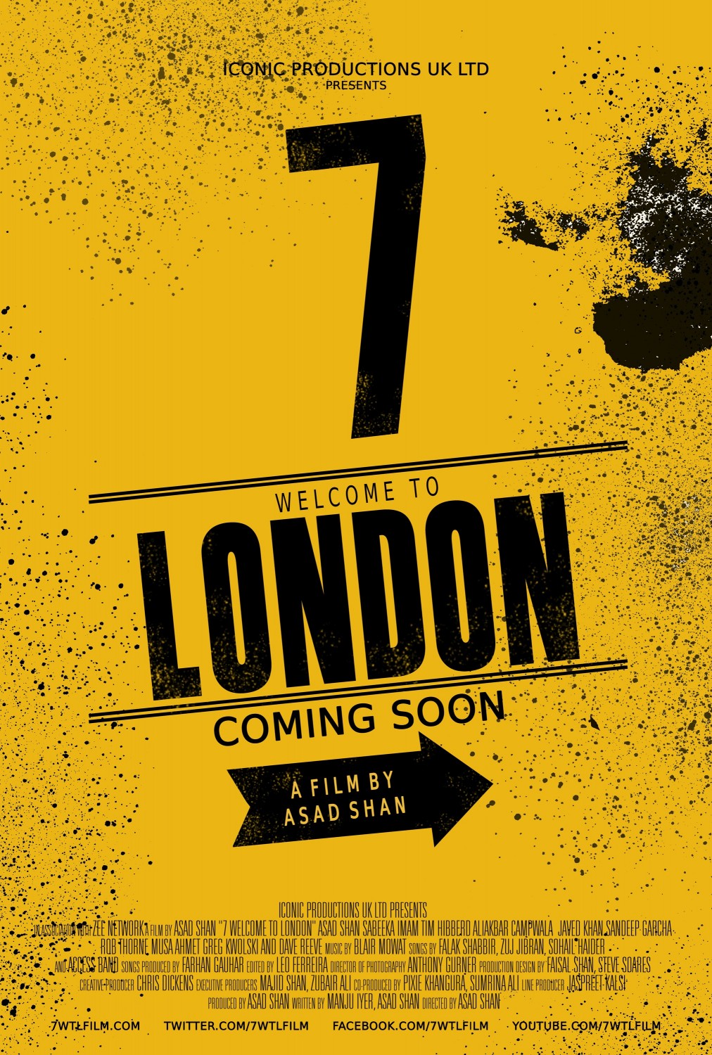 Extra Large Movie Poster Image for 7 Welcome to London (#13 of 14)