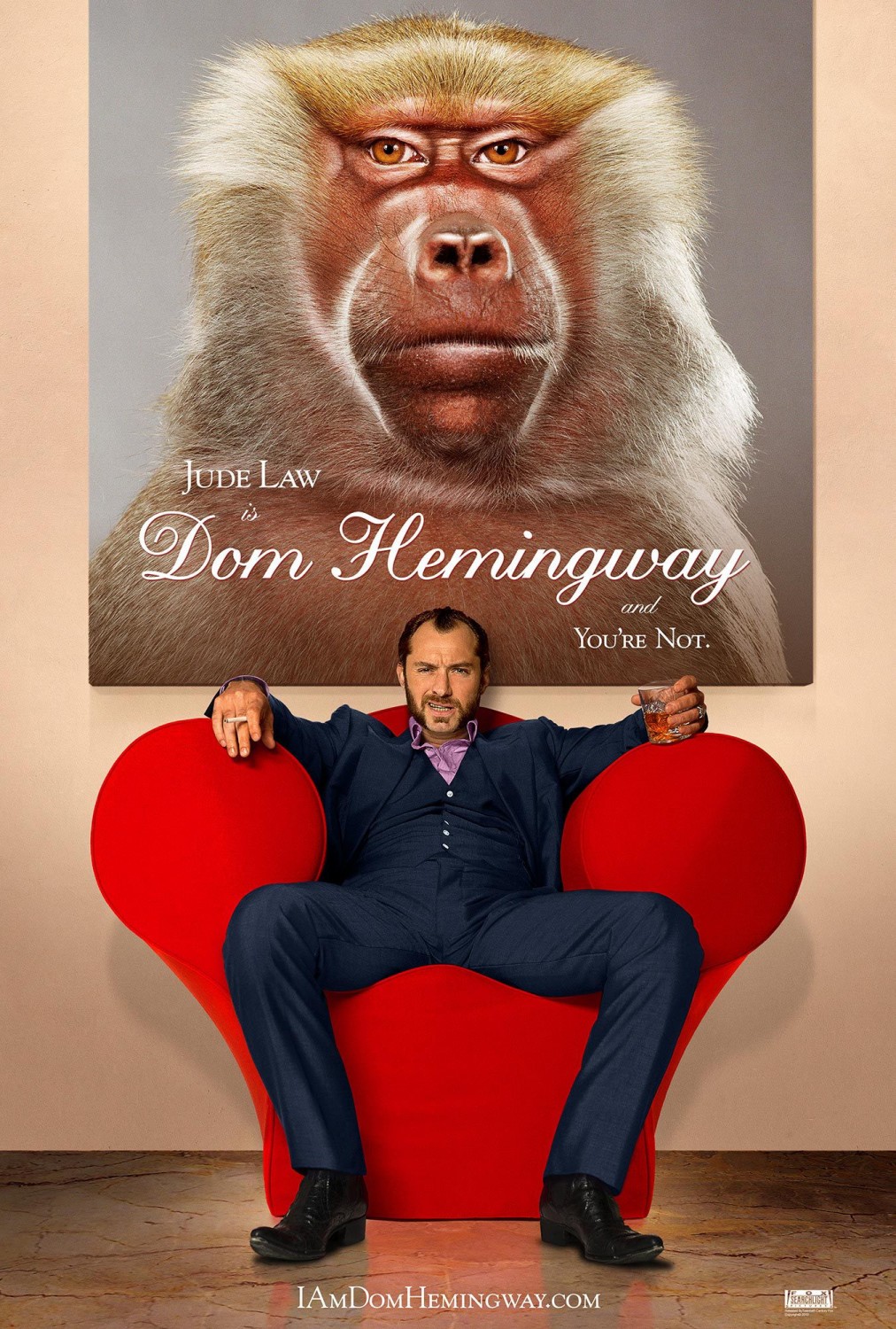 Extra Large Movie Poster Image for Dom Hemingway (#1 of 3)