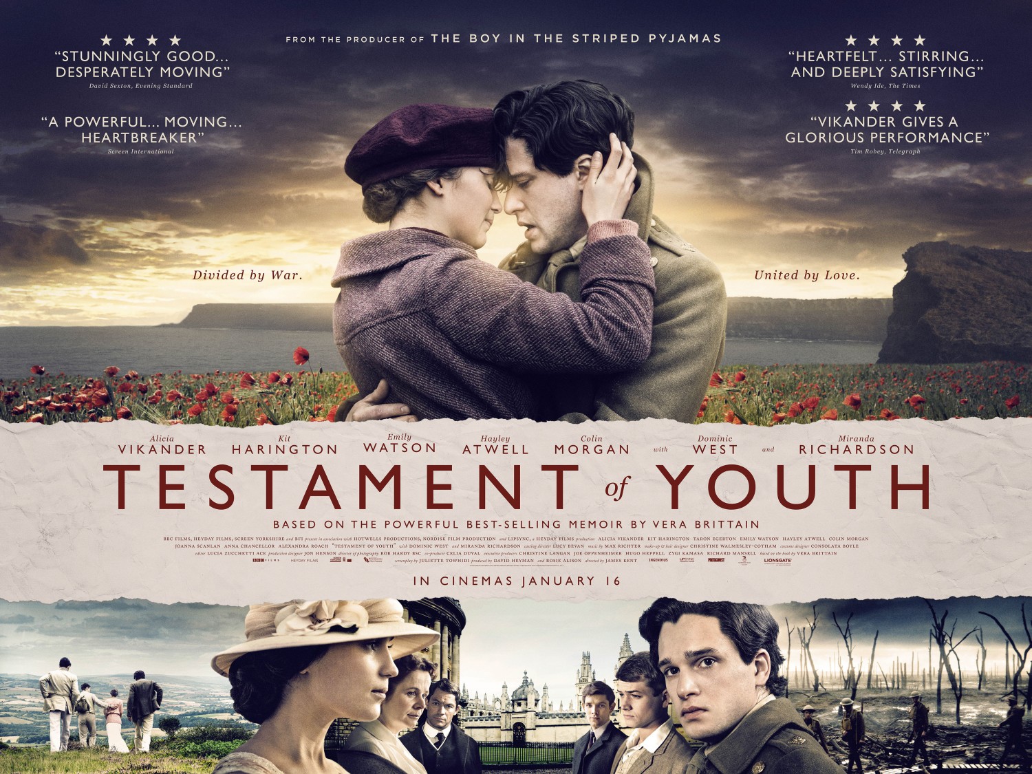 Extra Large Movie Poster Image for Testament of Youth (#2 of 3)