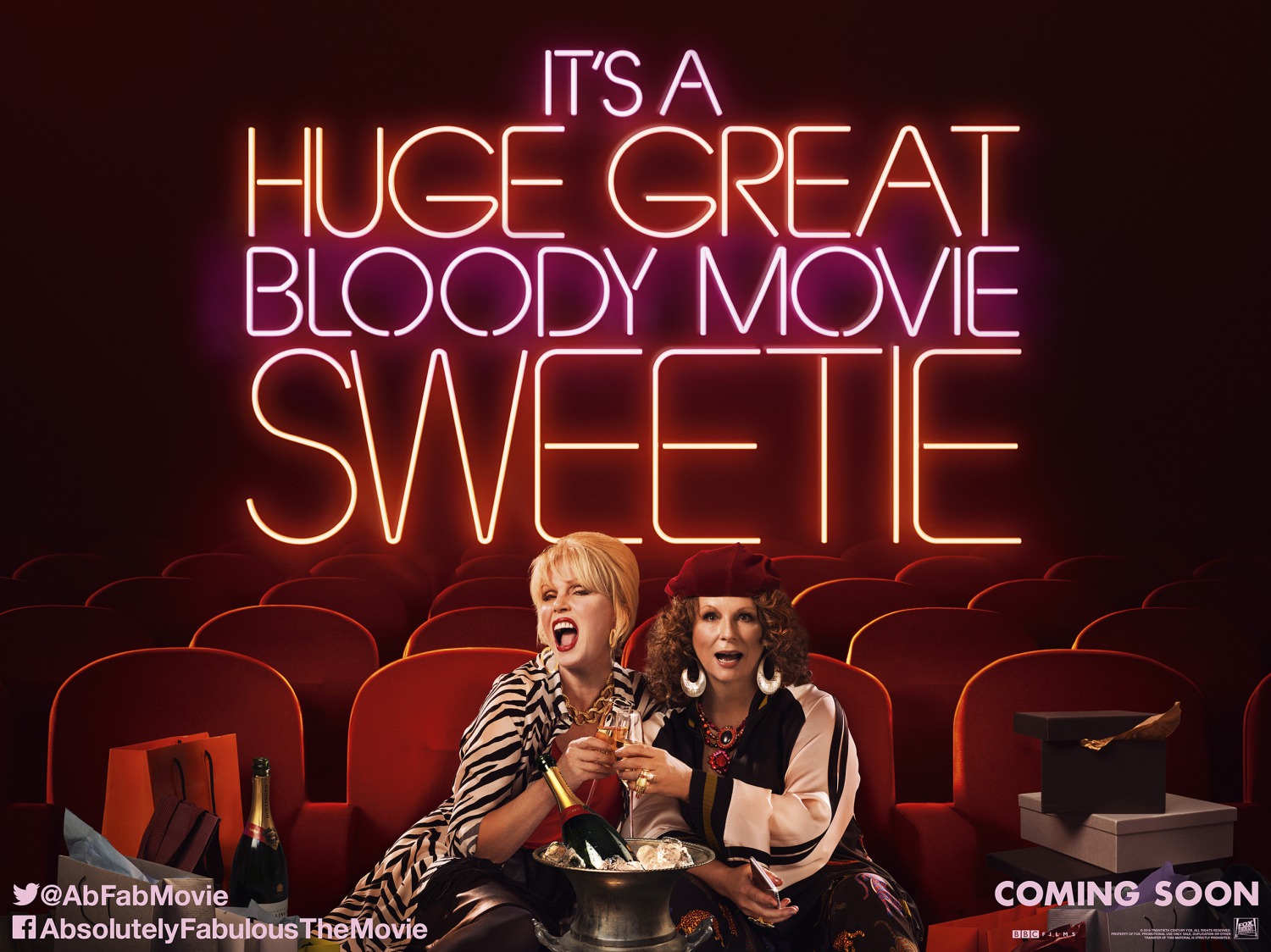 Extra Large Movie Poster Image for Absolutely Fabulous: The Movie (#1 of 3)