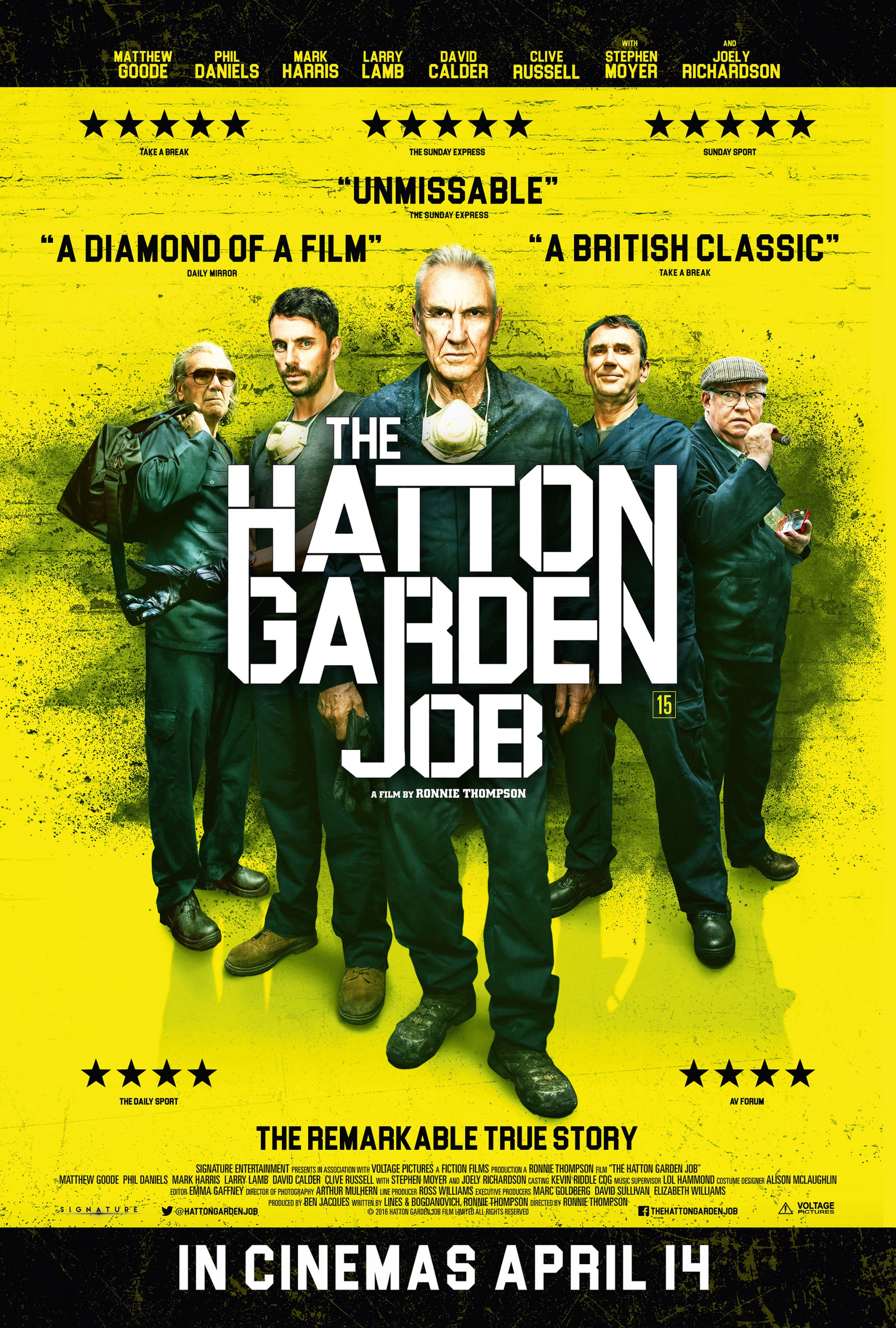 Mega Sized Movie Poster Image for The Hatton Garden Job 