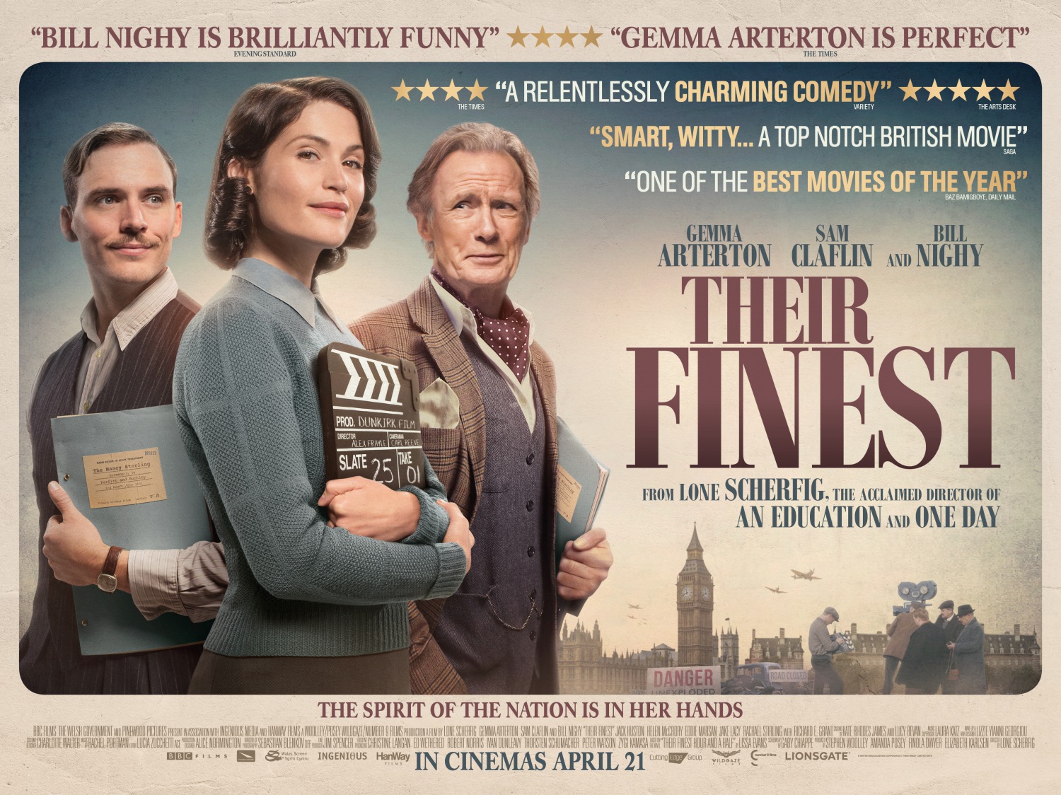 Extra Large Movie Poster Image for Their Finest (#1 of 2)
