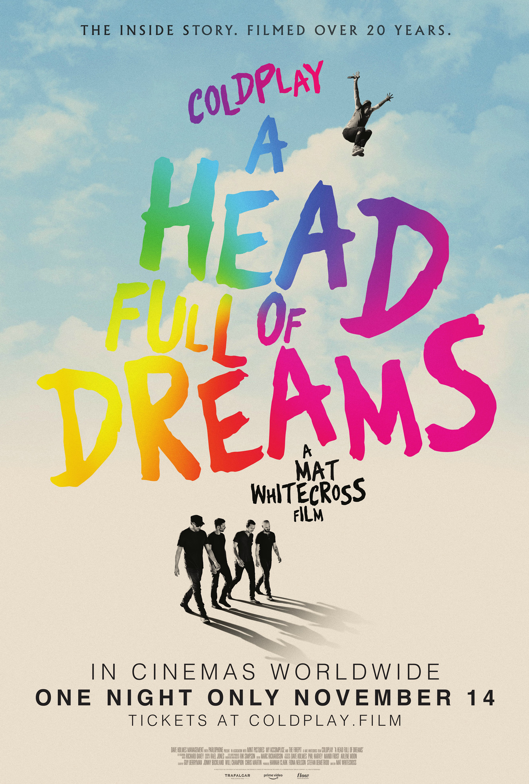 Mega Sized Movie Poster Image for Coldplay: A Head Full of Dreams 