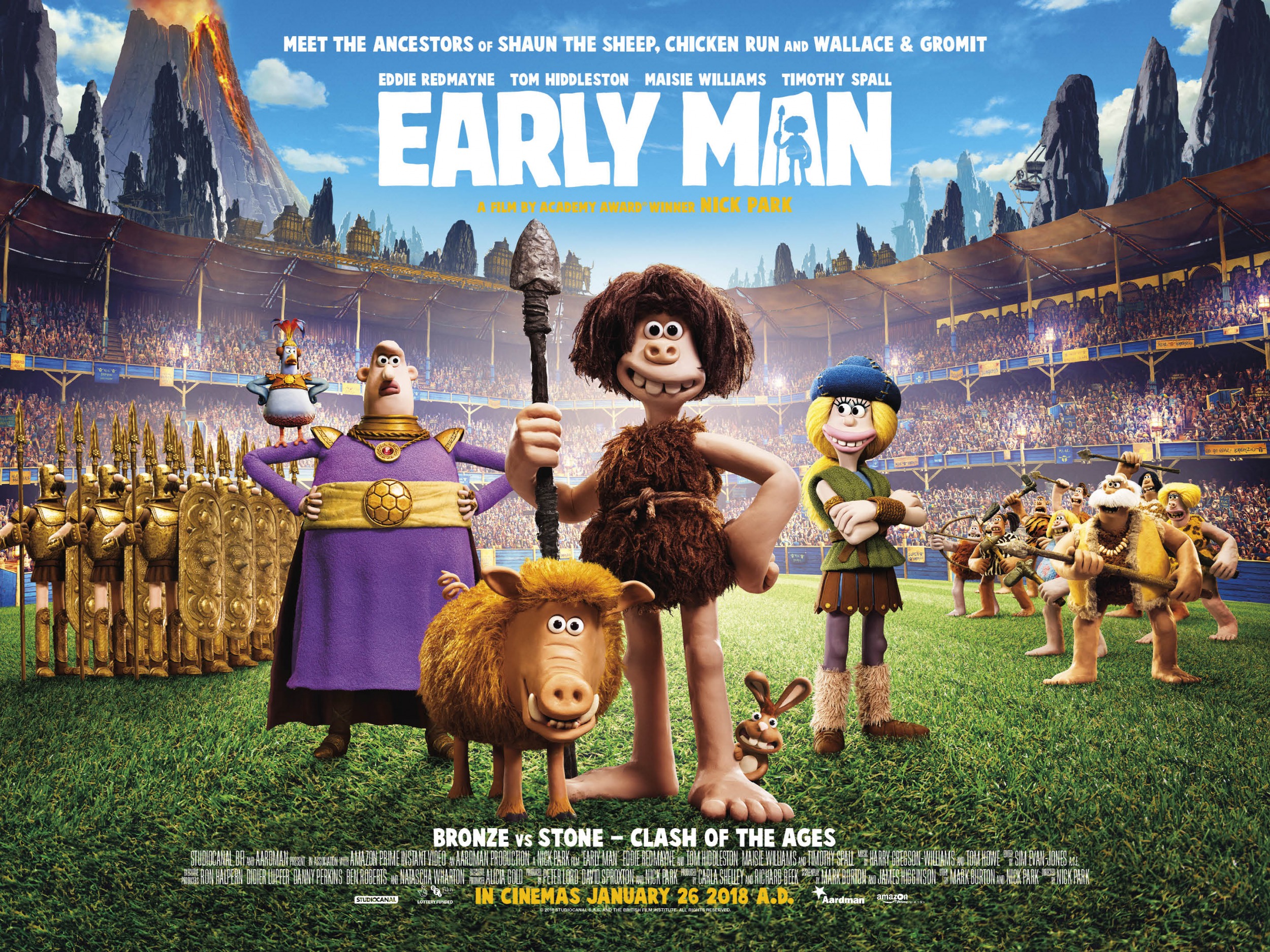 Mega Sized Movie Poster Image for Early Man (#19 of 36)