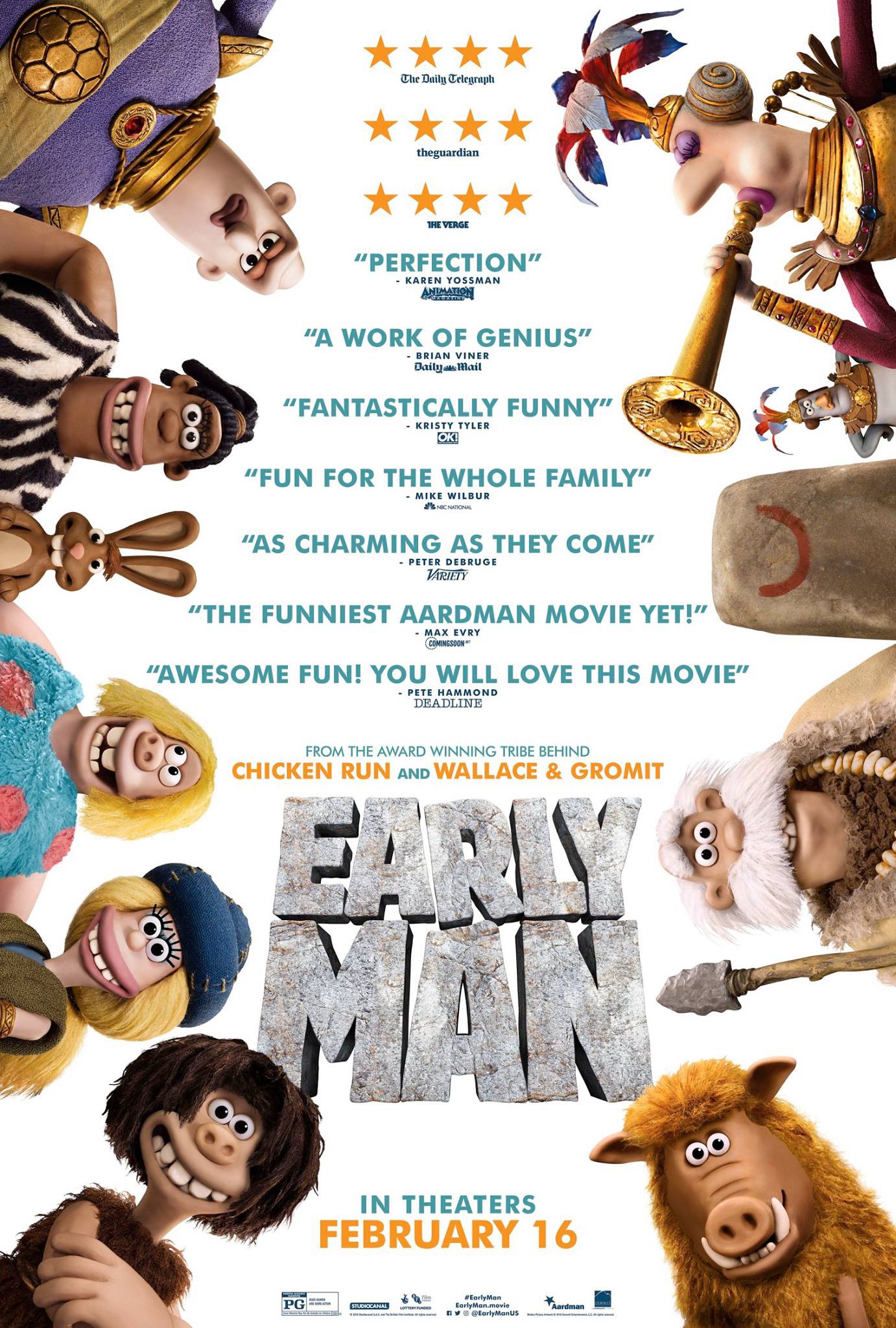 Mega Sized Movie Poster Image for Early Man (#30 of 36)