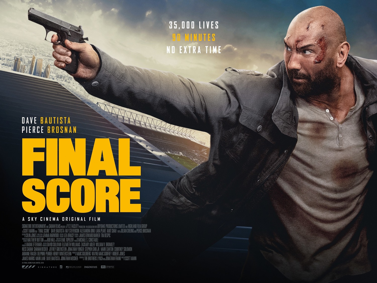 Extra Large Movie Poster Image for Final Score (#2 of 5)