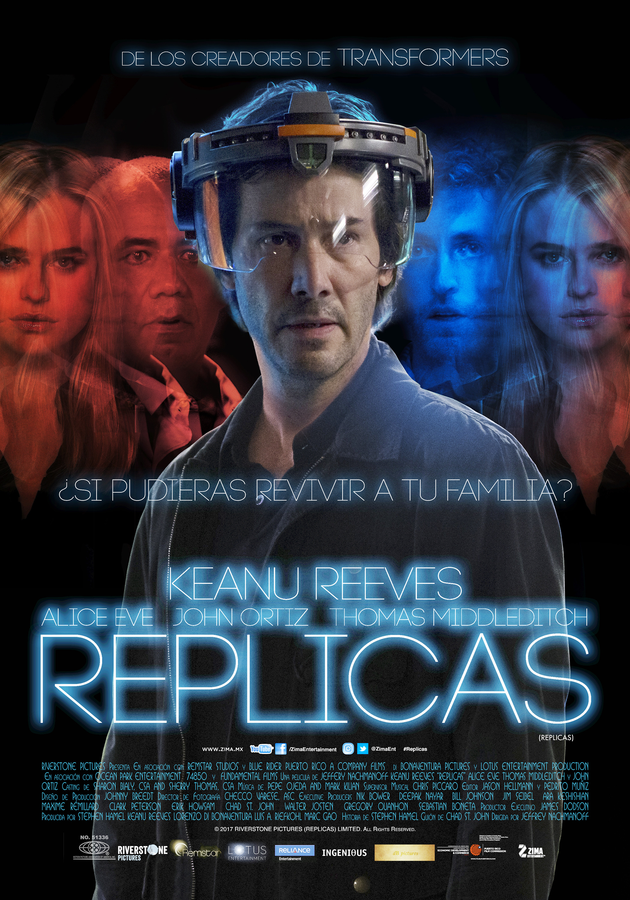 Mega Sized Movie Poster Image for Replicas (#3 of 6)