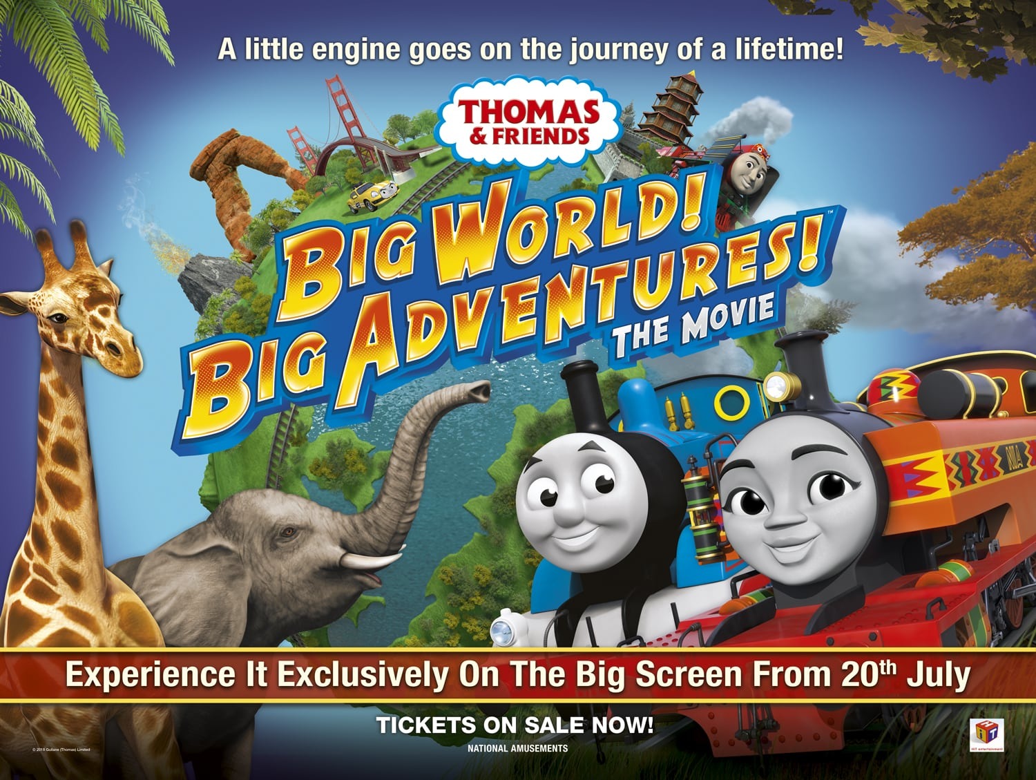 Extra Large Movie Poster Image for Thomas & Friends: Big World! Big Adventures! The Movie 