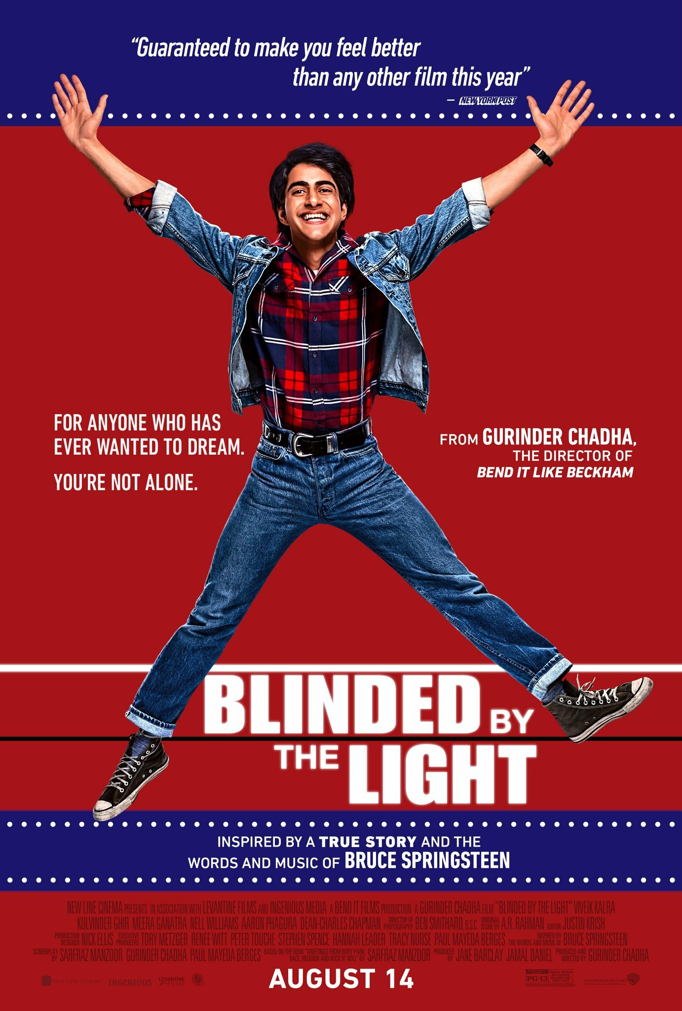 Mega Sized Movie Poster Image for Blinded by the Light (#2 of 4)