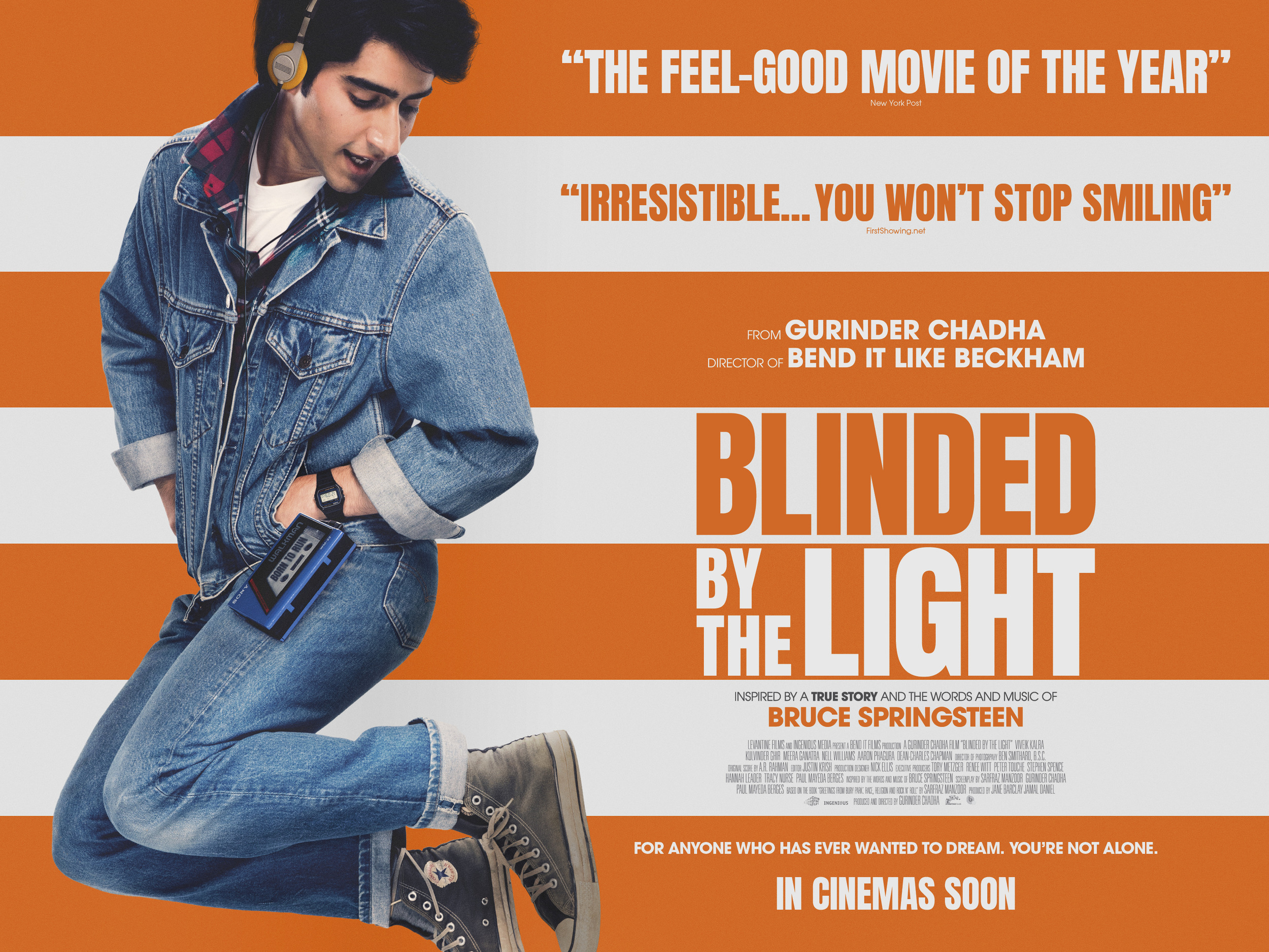 Mega Sized Movie Poster Image for Blinded by the Light (#1 of 4)