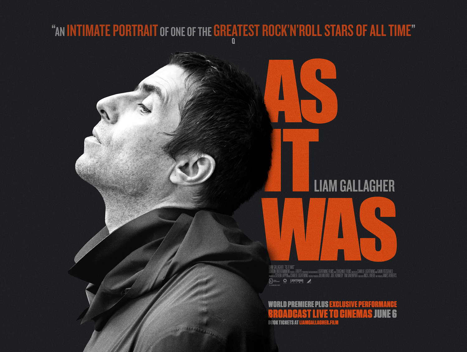 Extra Large Movie Poster Image for Liam Gallagher: As It Was 