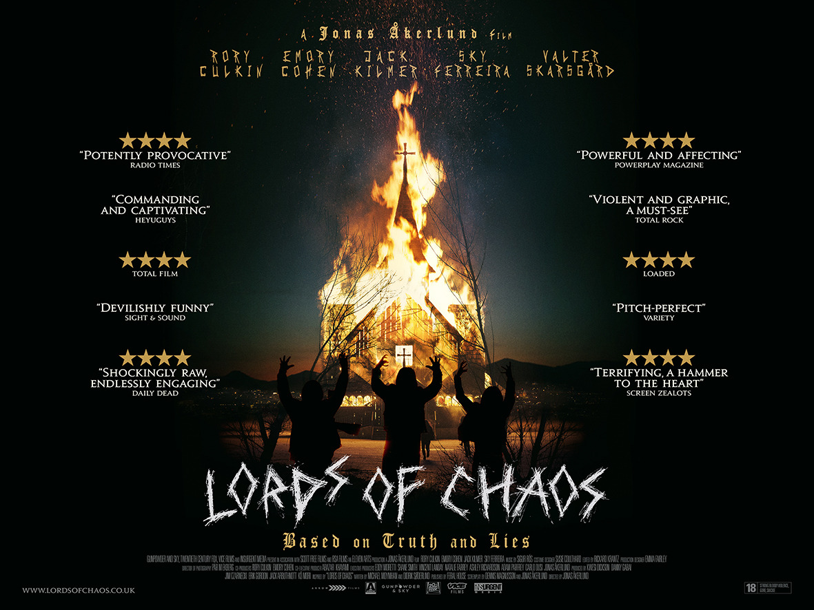 Extra Large Movie Poster Image for Lords of Chaos (#3 of 3)