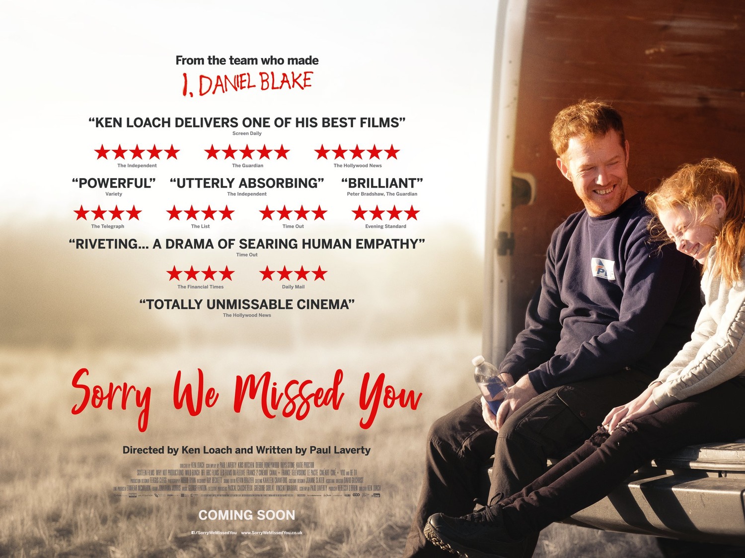 Extra Large Movie Poster Image for Sorry We Missed You (#1 of 6)