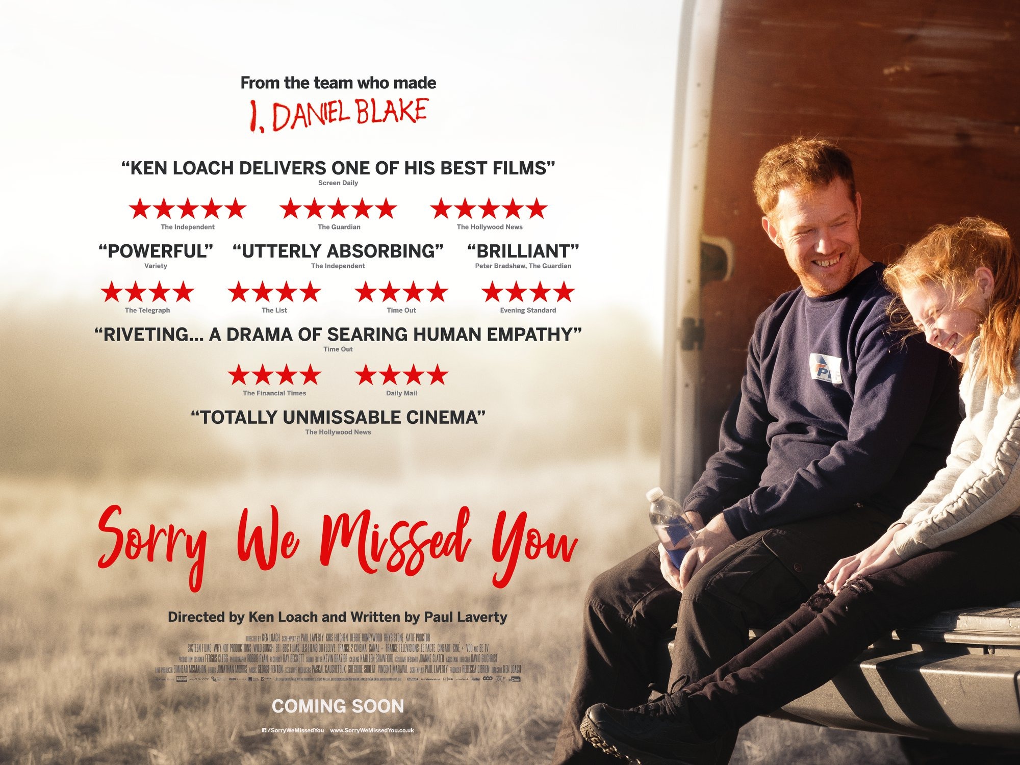 Mega Sized Movie Poster Image for Sorry We Missed You (#1 of 6)