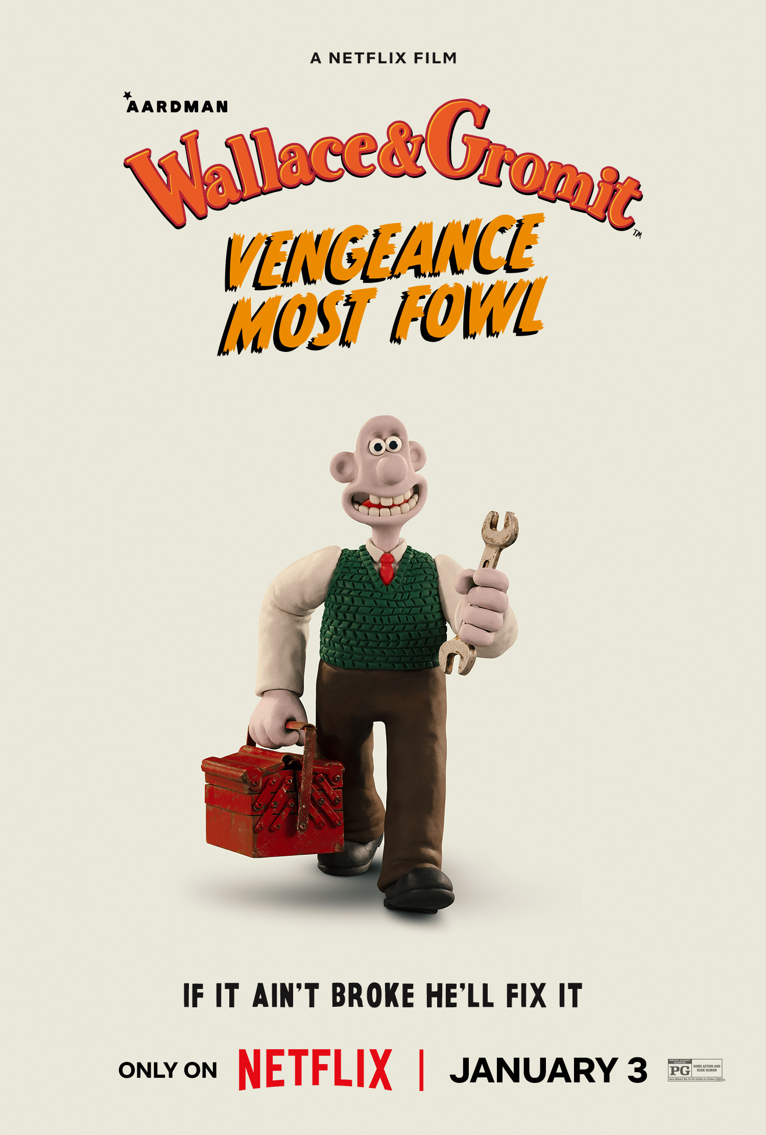 Mega Sized Movie Poster Image for Wallace & Gromit: Vengeance Most Fowl (#3 of 6)