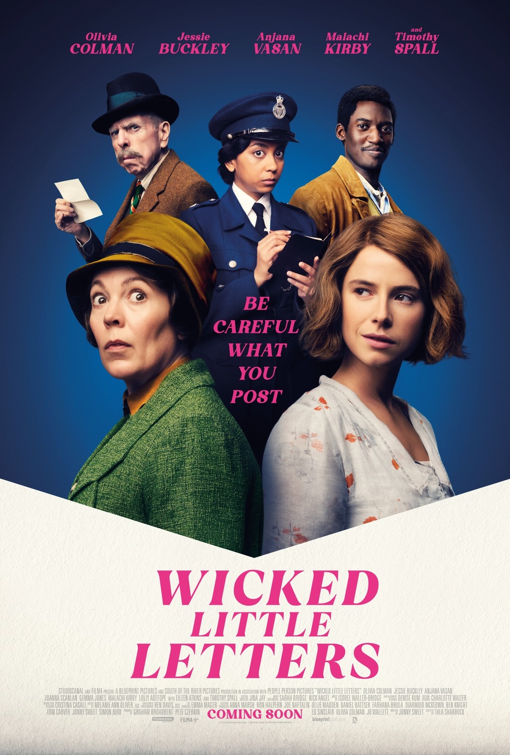 Extra Large Movie Poster Image for Wicked Little Letters (#1 of 3)