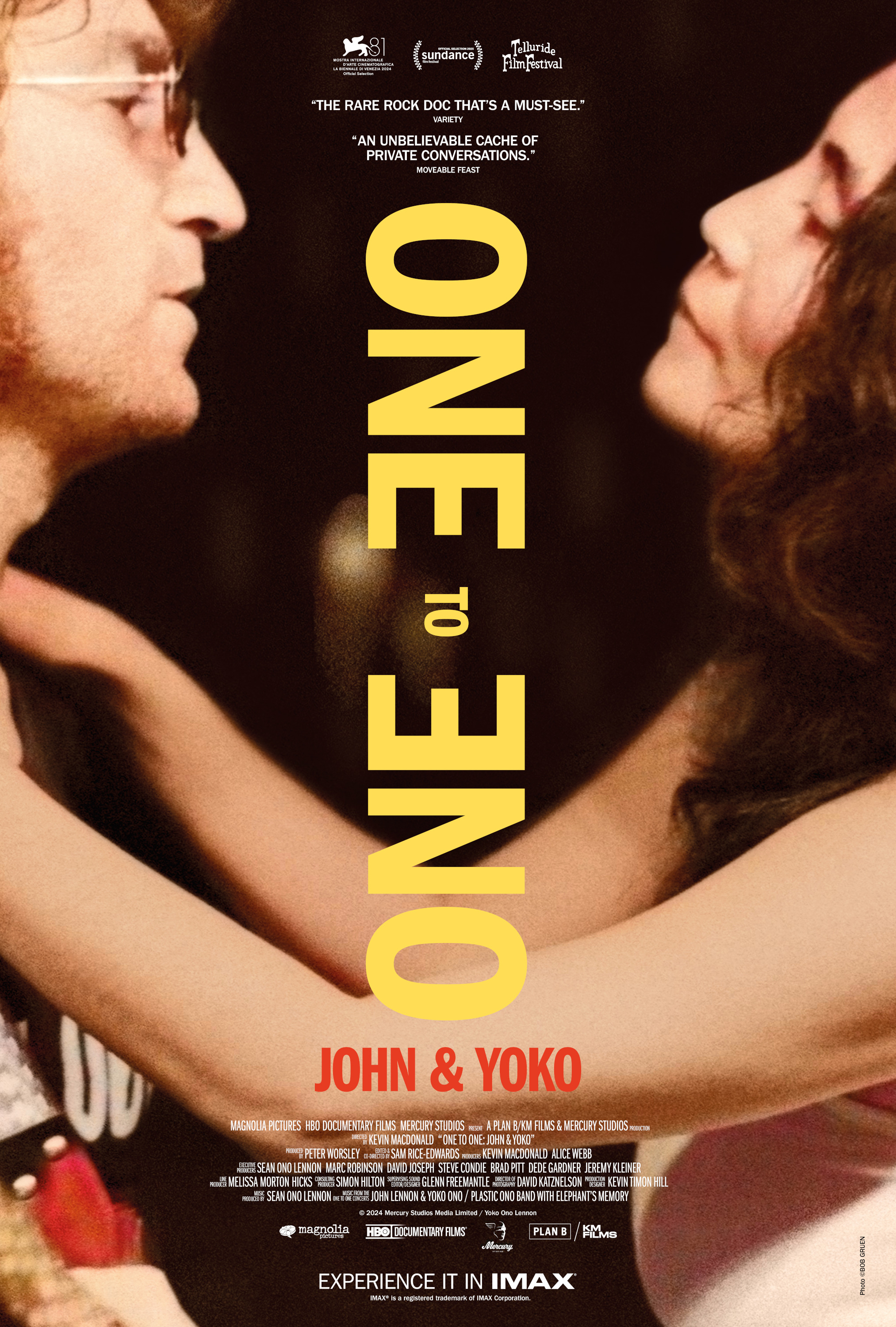 Mega Sized Movie Poster Image for One to One: John & Yoko 