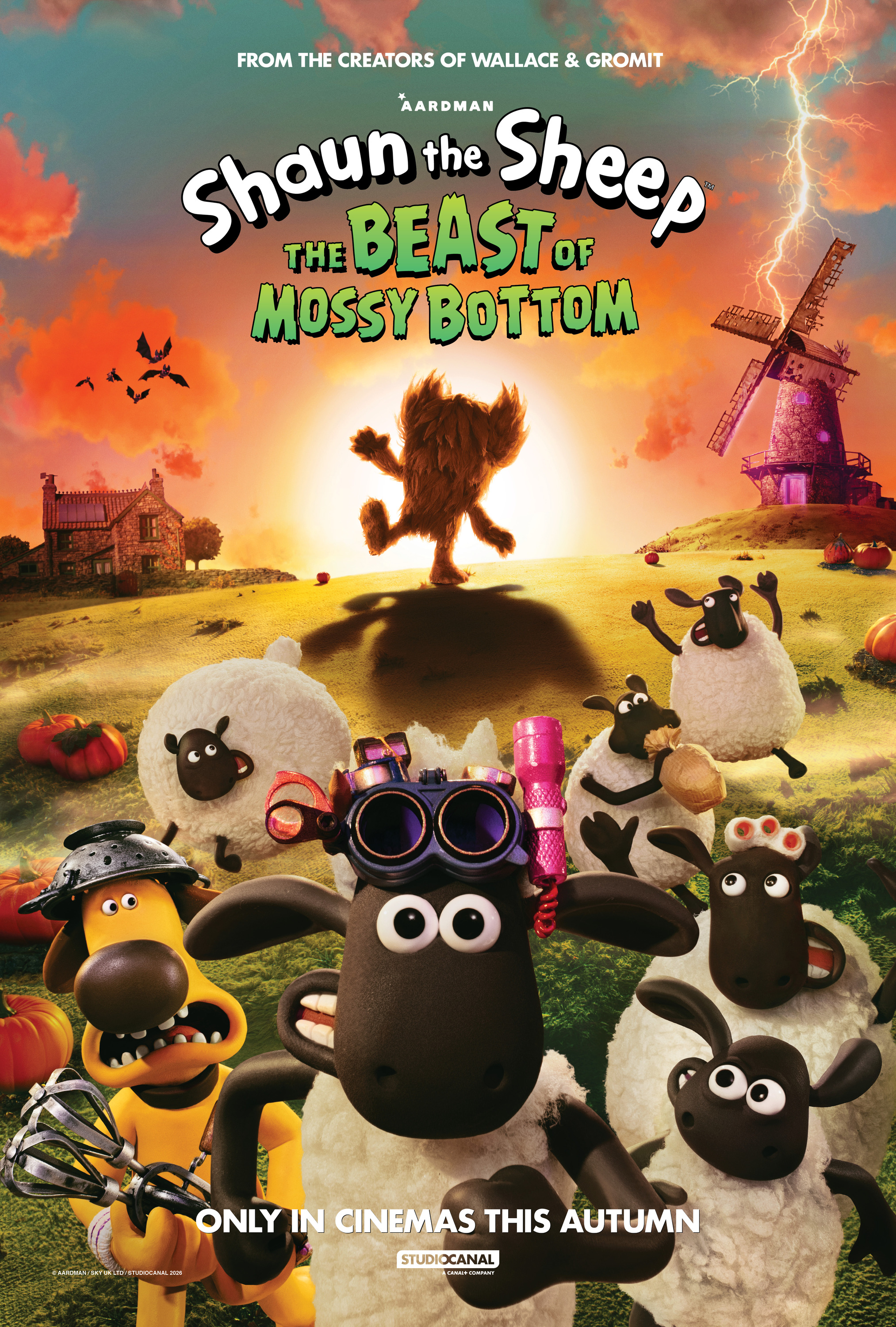 Mega Sized Movie Poster Image for Shaun the Sheep: The Beast of Mossy Bottom 