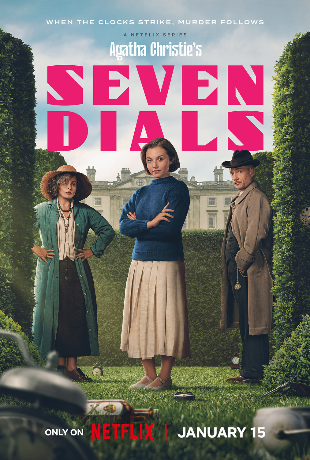 Extra Large TV Poster Image for Agatha Christie's Seven Dials 