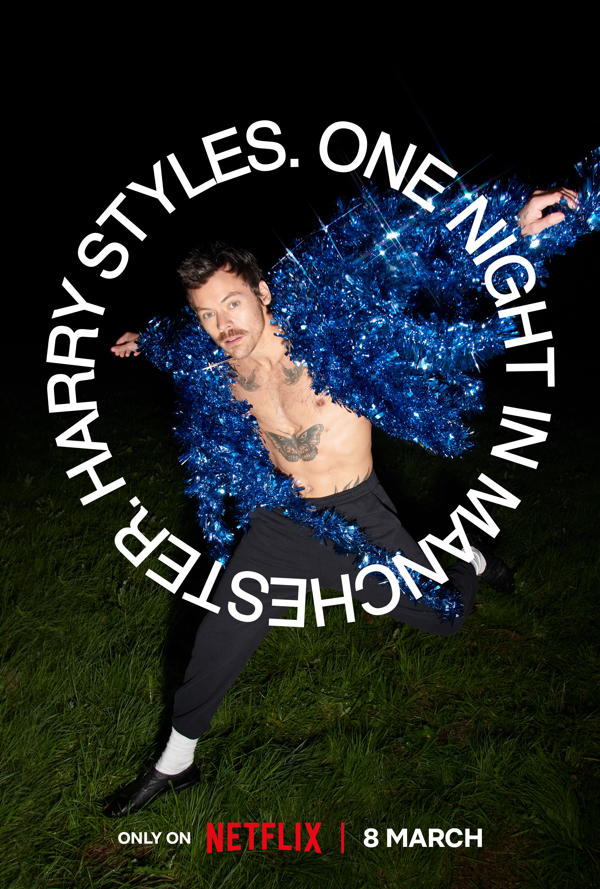 Mega Sized TV Poster Image for Harry Styles. One Night in Manchester 