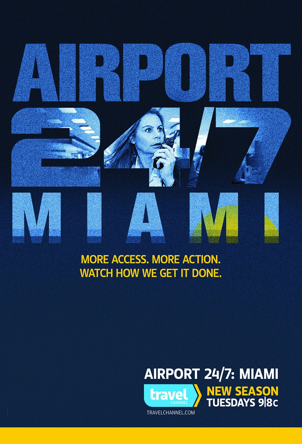 Extra Large TV Poster Image for Airport 24/7: Miami 