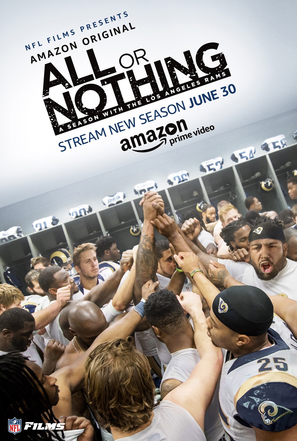 Extra Large TV Poster Image for All or Nothing: A Season with the Los Angeles Rams 