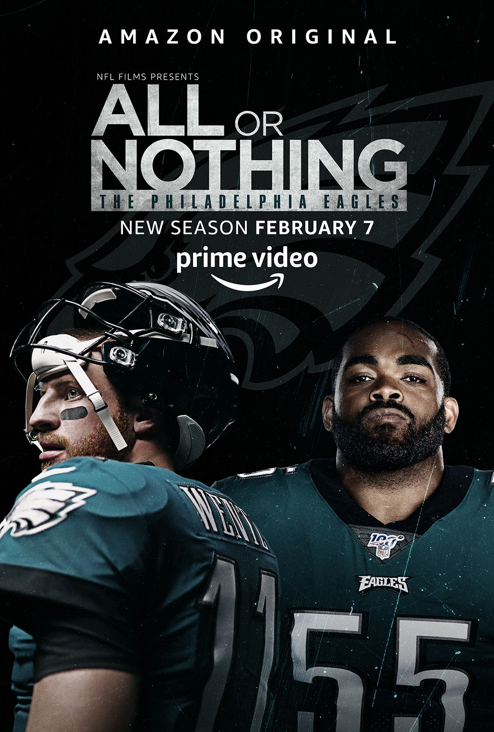 Extra Large TV Poster Image for All or Nothing: Philadelphia Eagles 