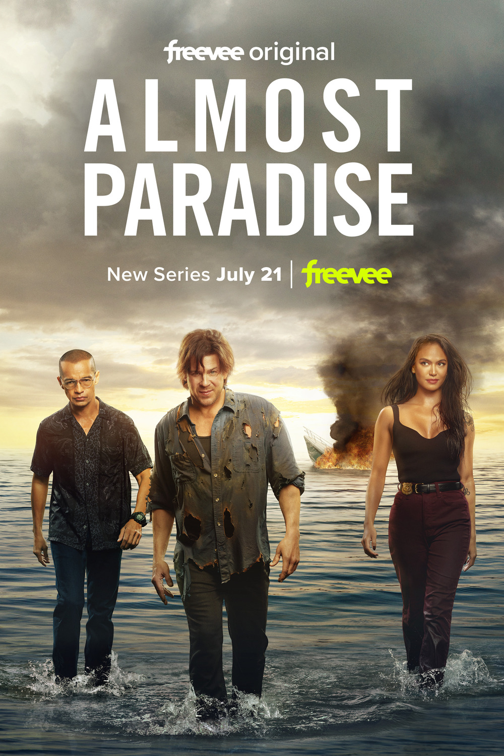 Extra Large TV Poster Image for Almost Paradise (#2 of 2)