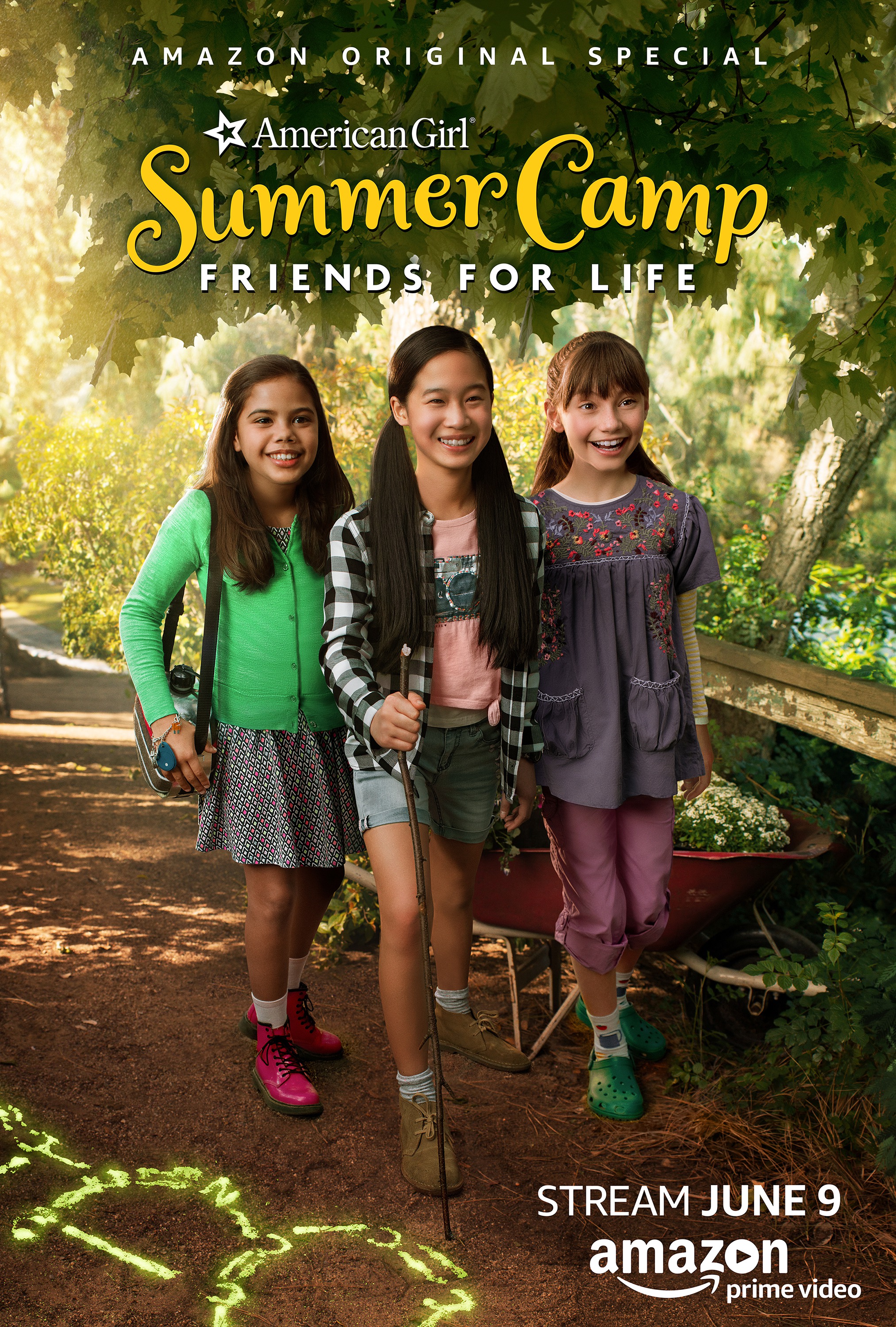 Mega Sized TV Poster Image for An American Girl Story: Summer Camp, Friends for Life 