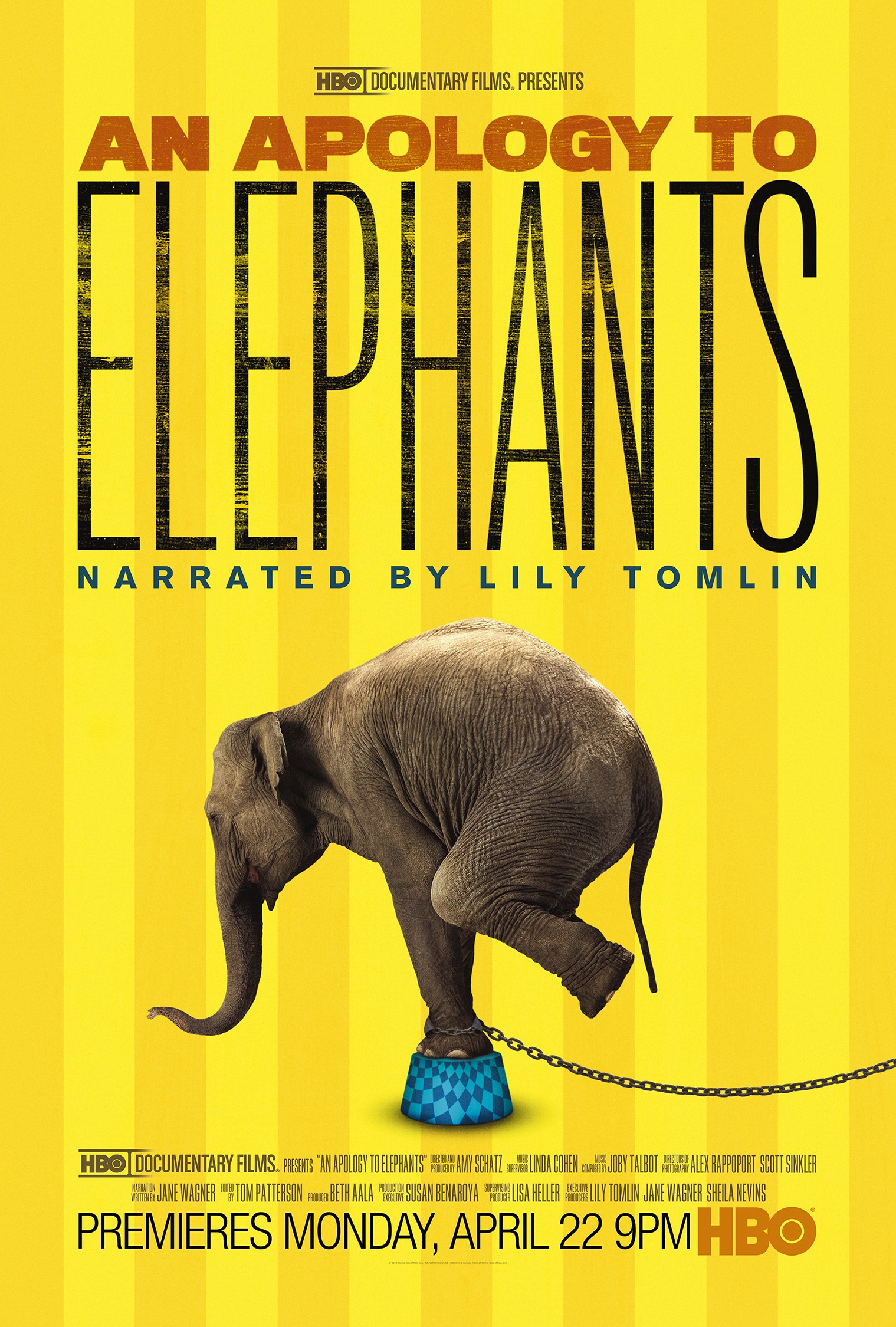 Mega Sized TV Poster Image for An Apology to Elephants 