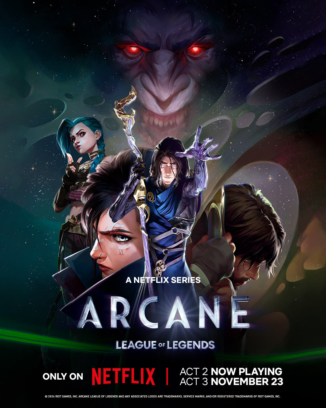 Extra Large TV Poster Image for Arcane: League of Legends (#16 of 16)
