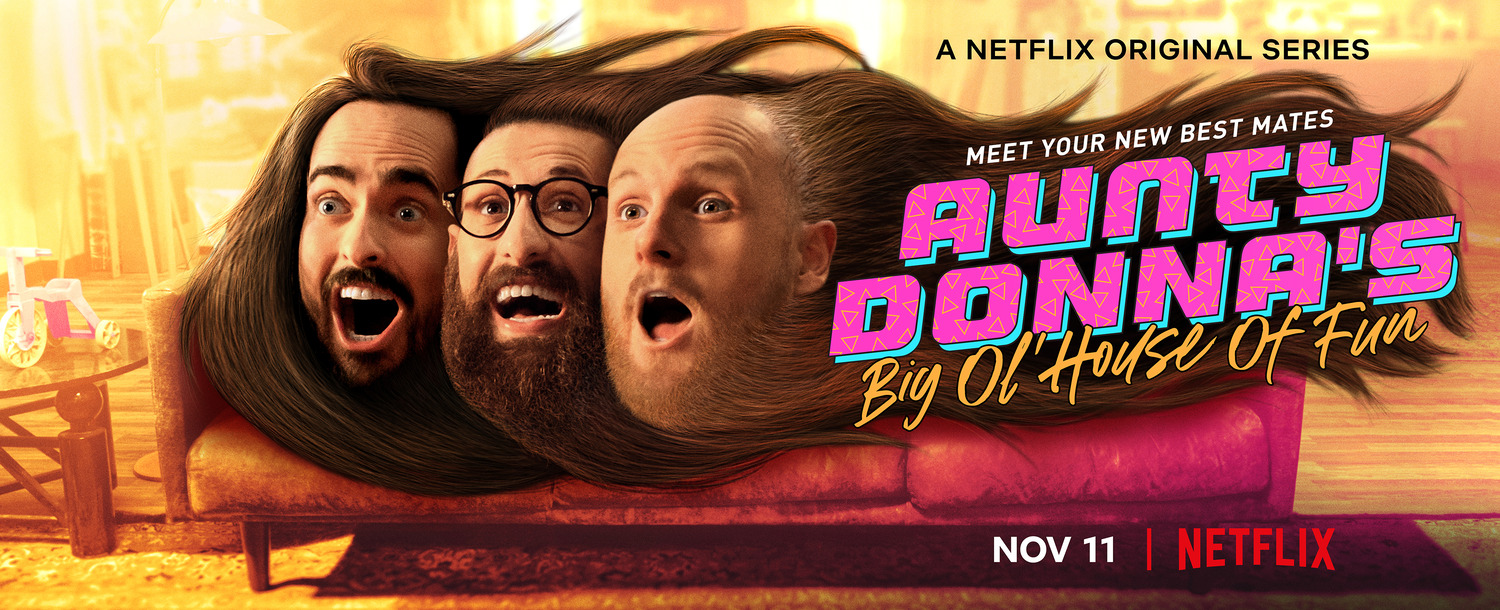 Extra Large TV Poster Image for Aunty Donna's Big Ol' House of Fun 