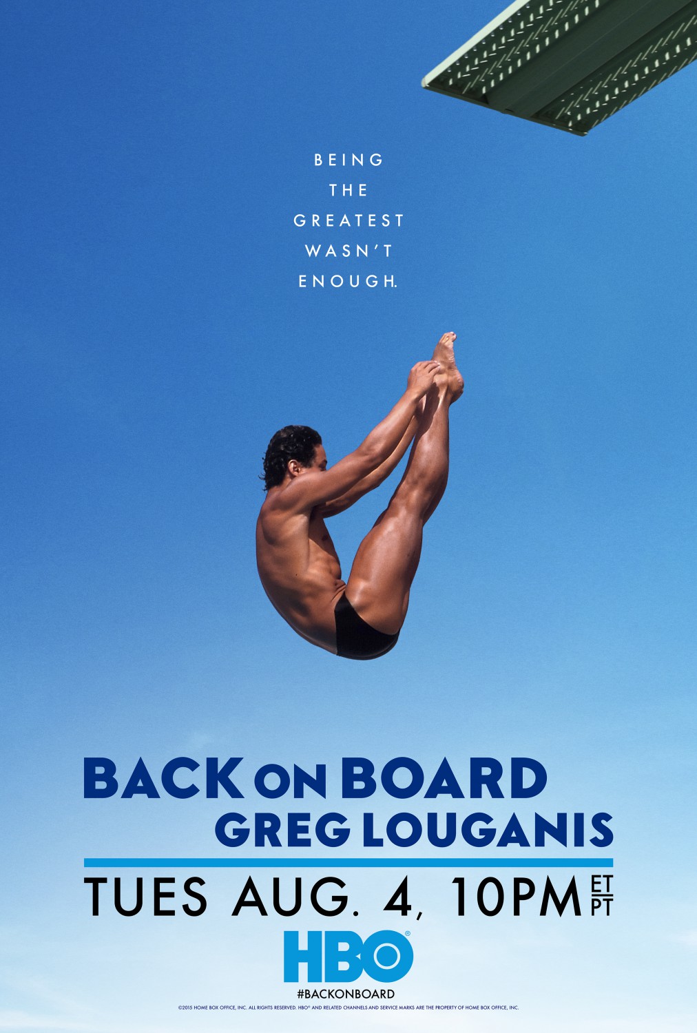 Extra Large TV Poster Image for Back on Board: Greg Louganis 
