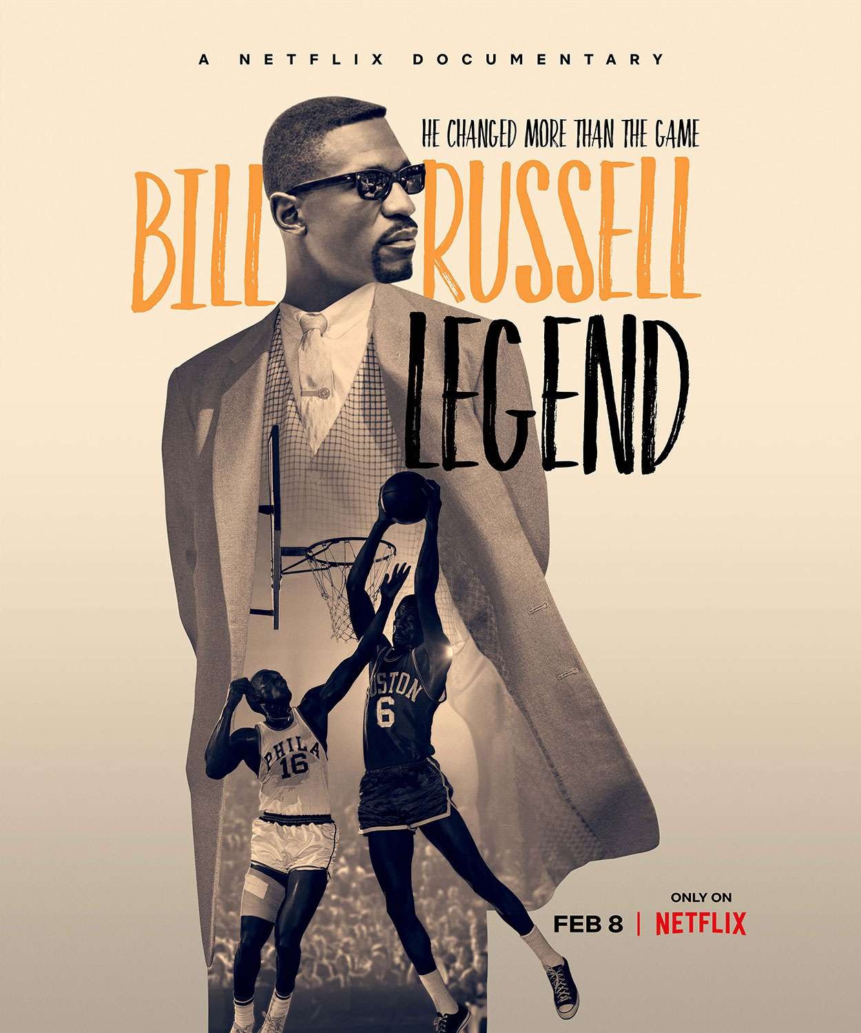 Extra Large TV Poster Image for Bill Russell: Legend 