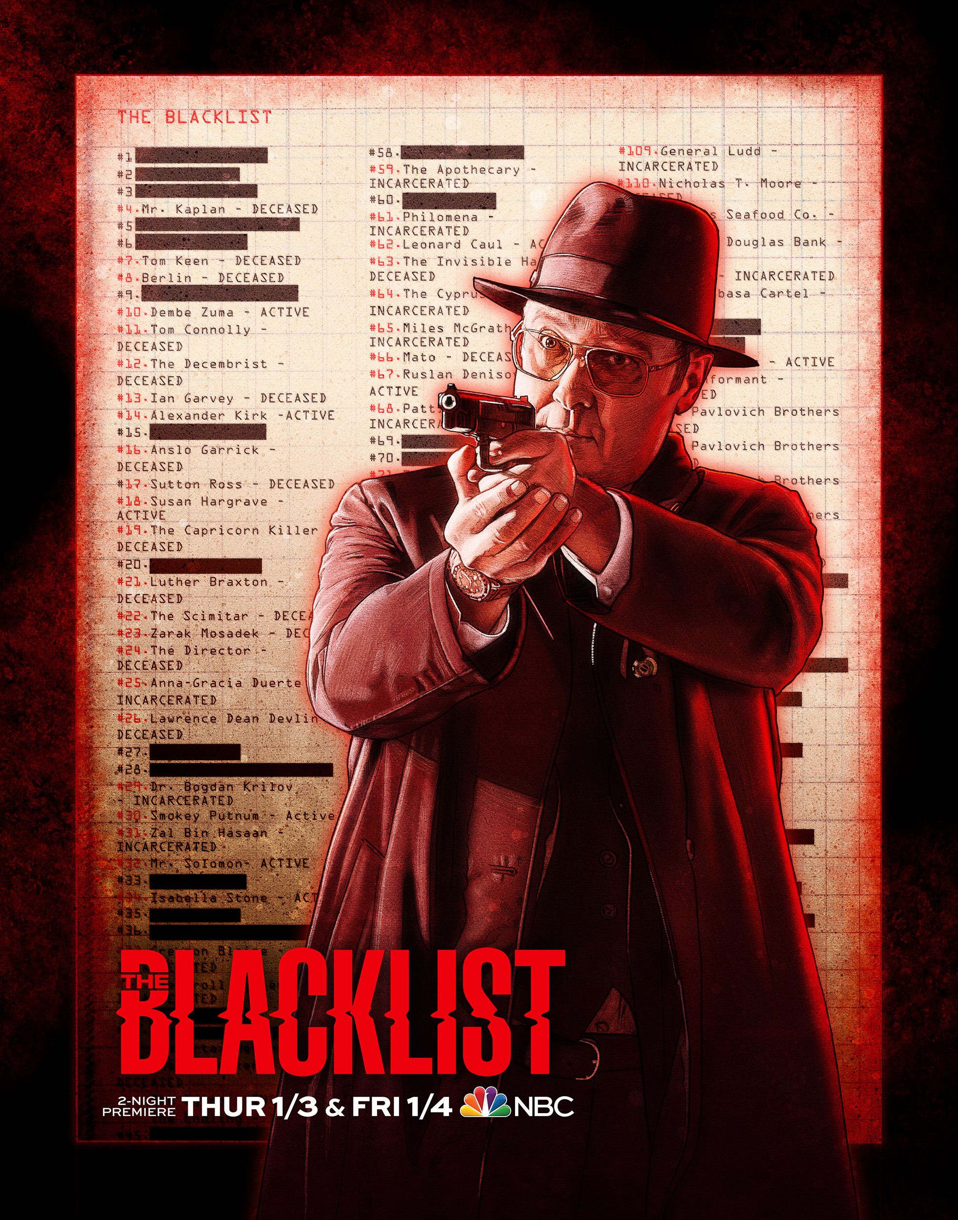 Mega Sized TV Poster Image for The Blacklist (#20 of 26)