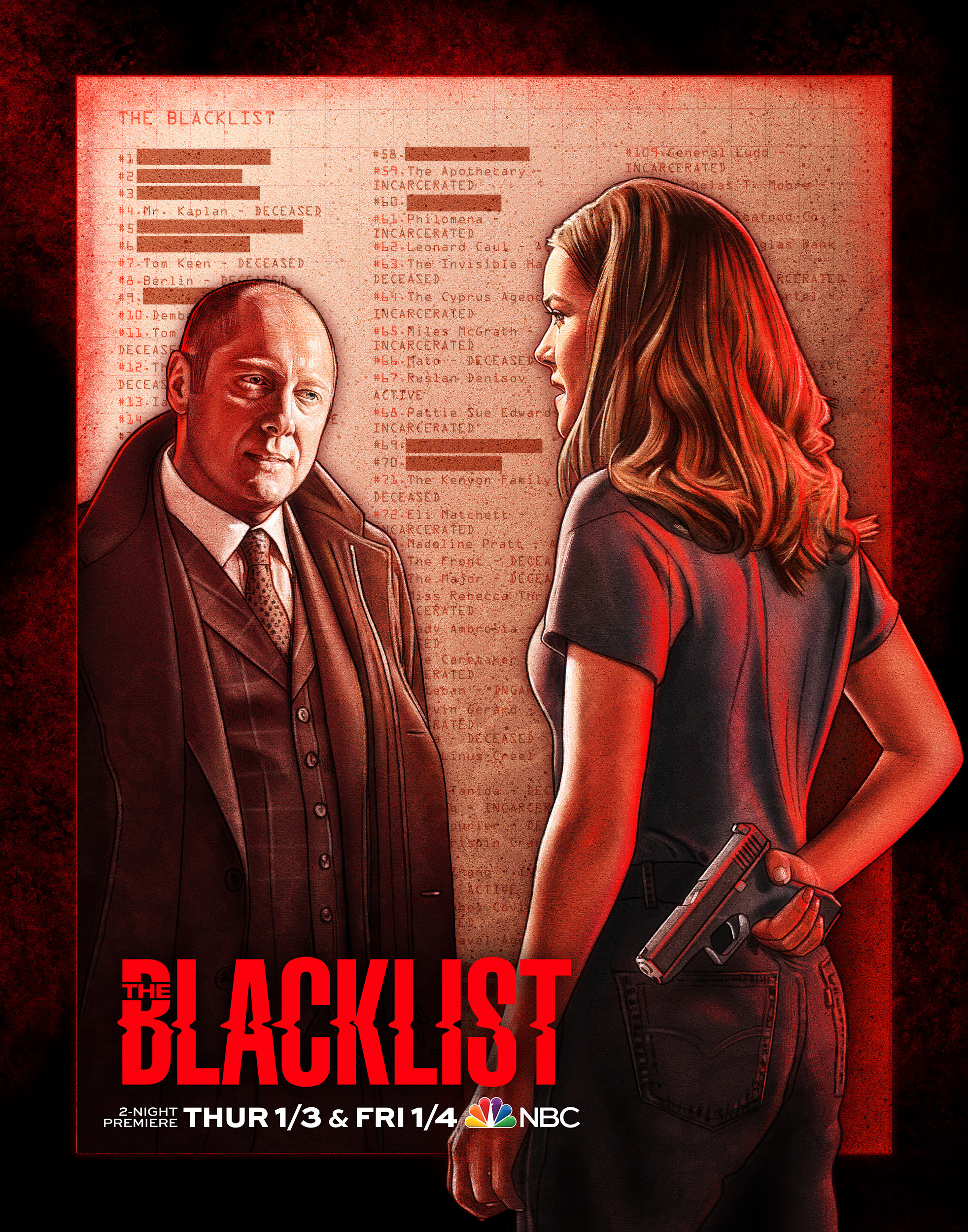 Mega Sized TV Poster Image for The Blacklist (#22 of 26)