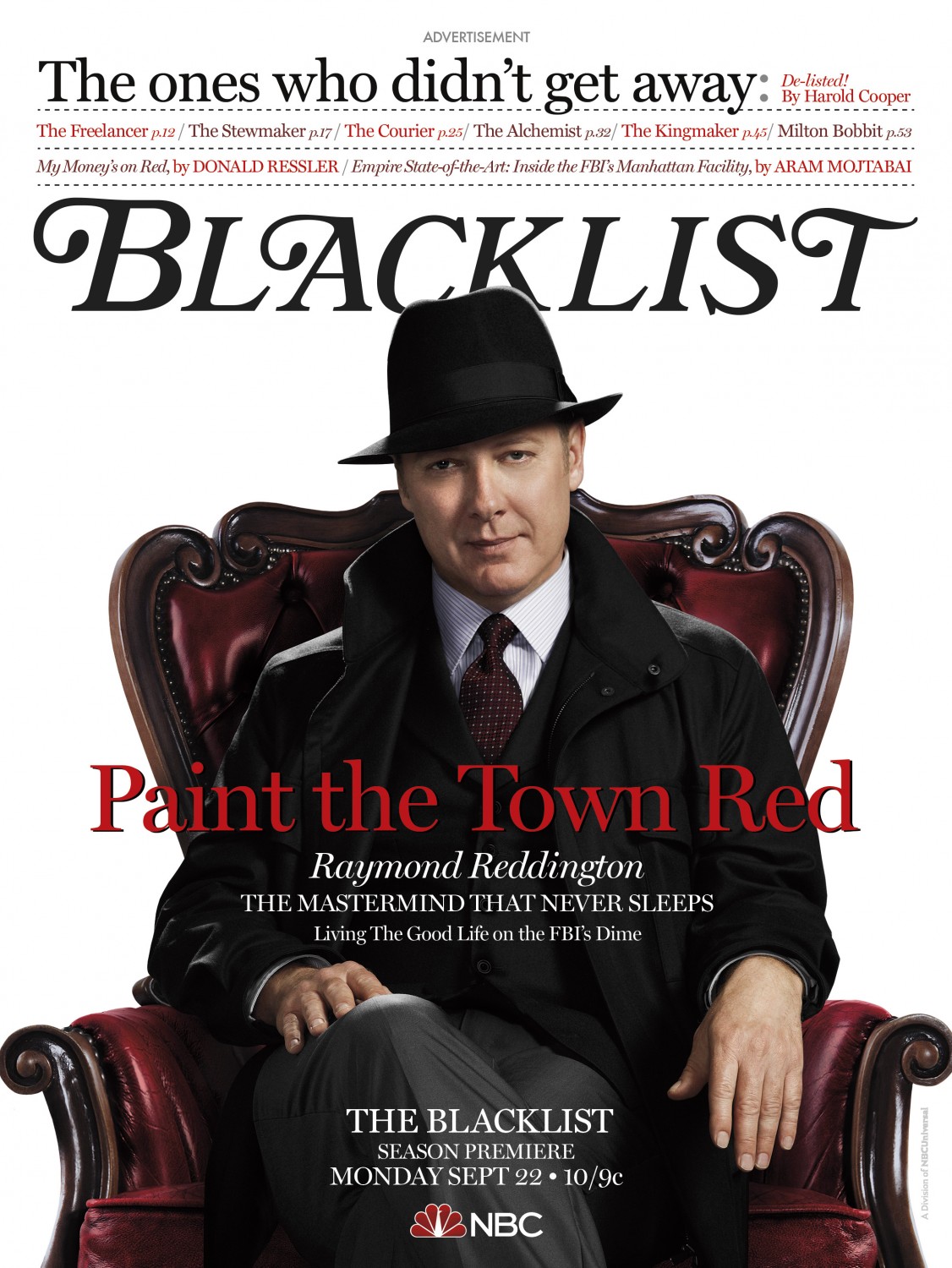 Extra Large TV Poster Image for The Blacklist (#7 of 26)