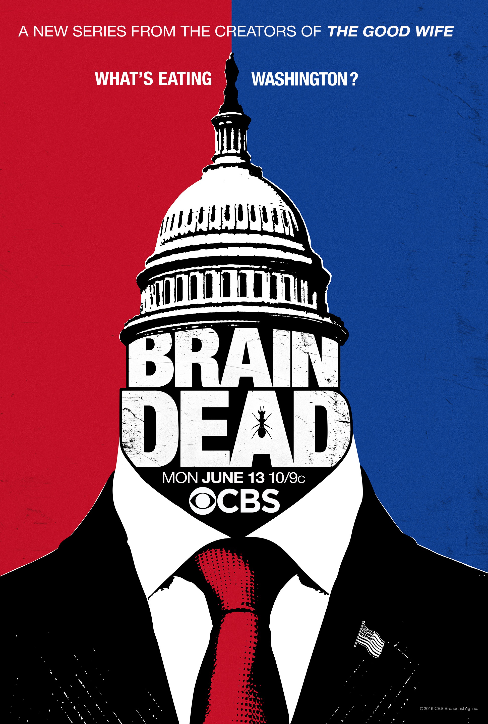 Mega Sized TV Poster Image for BrainDead (#1 of 2)