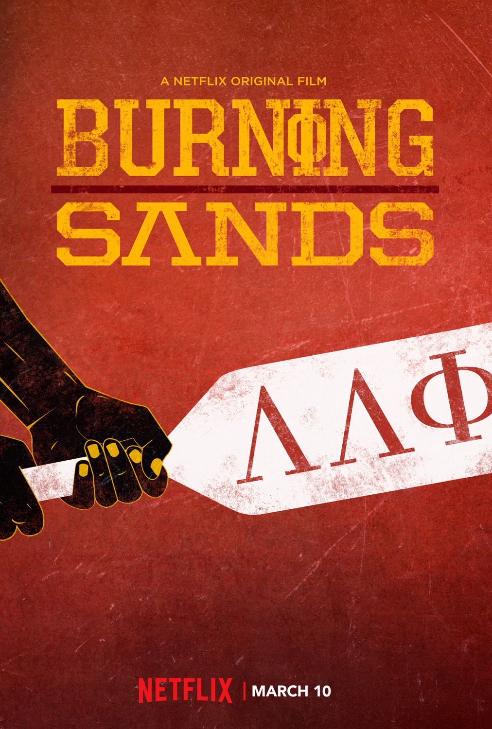 Extra Large TV Poster Image for Burning Sands 