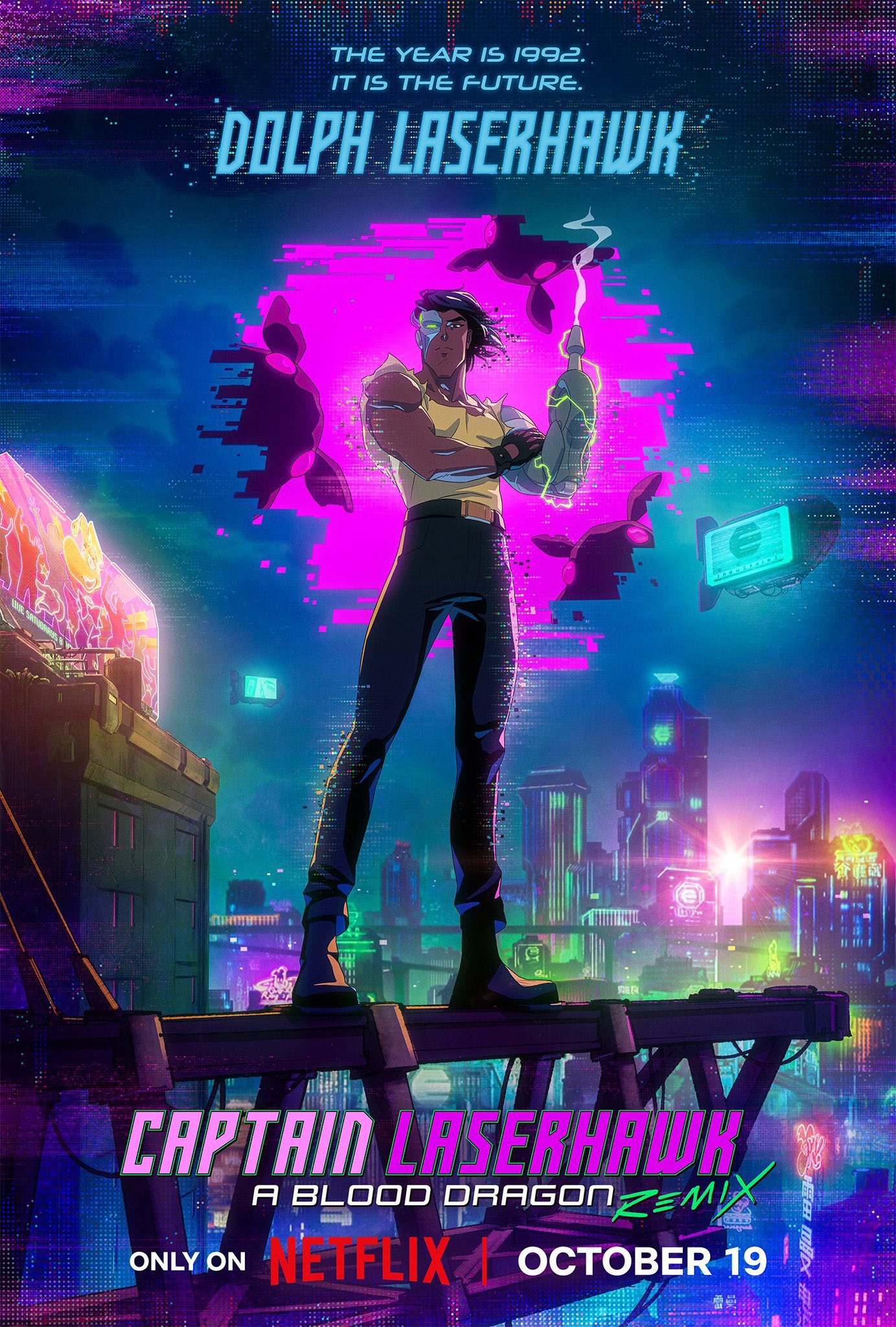 Mega Sized TV Poster Image for Captain Laserhawk: A Blood Dragon Remix (#2 of 4)