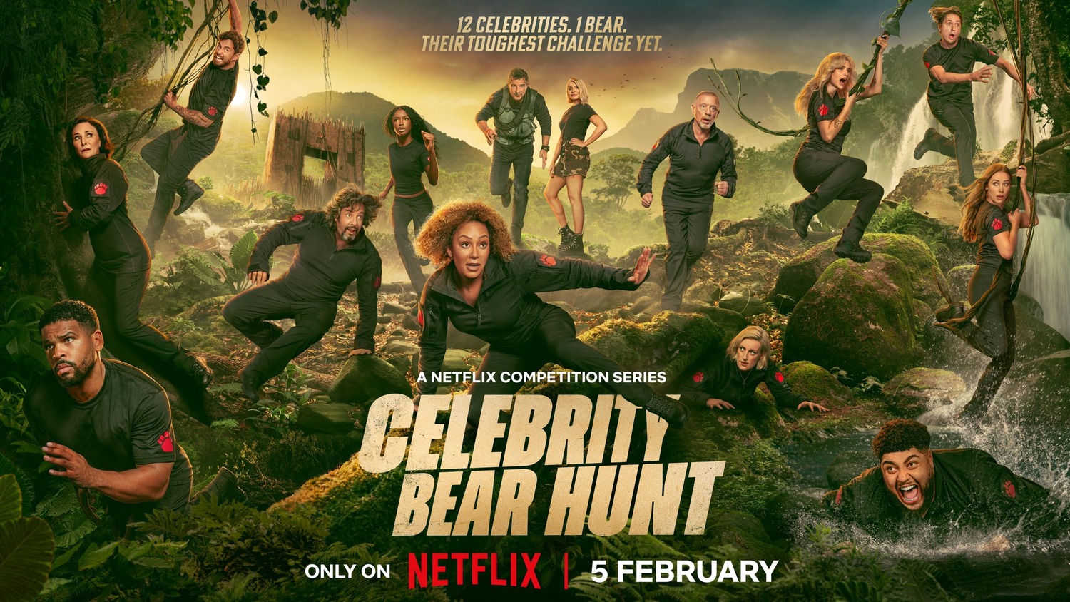 Extra Large TV Poster Image for Celebrity Bear Hunt (#2 of 2)