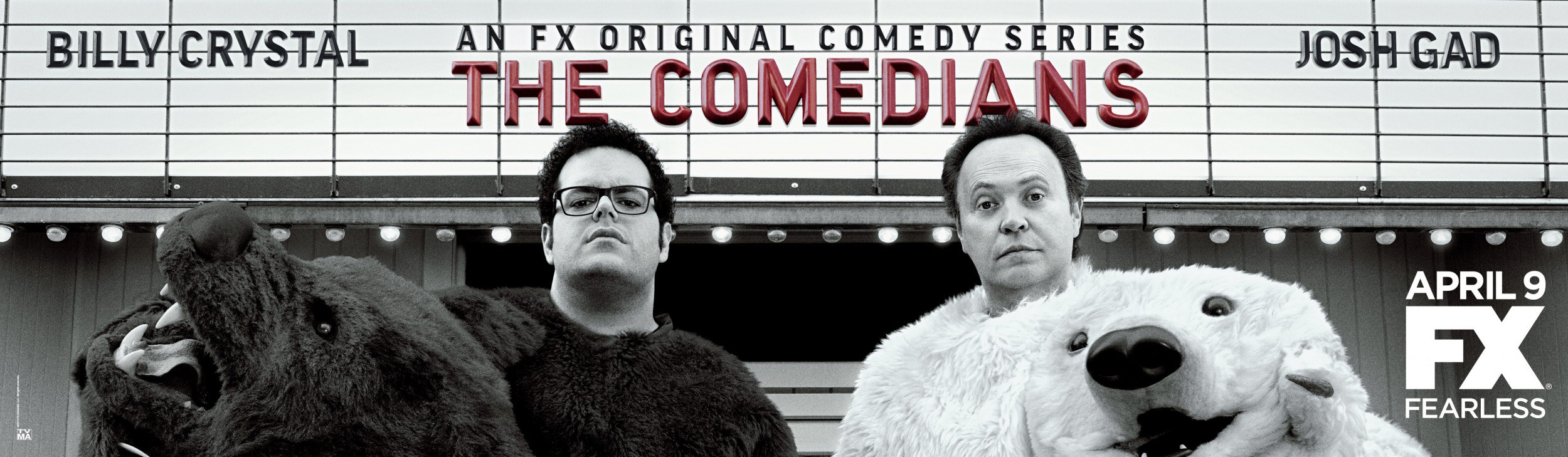 Mega Sized TV Poster Image for The Comedians (#3 of 3)