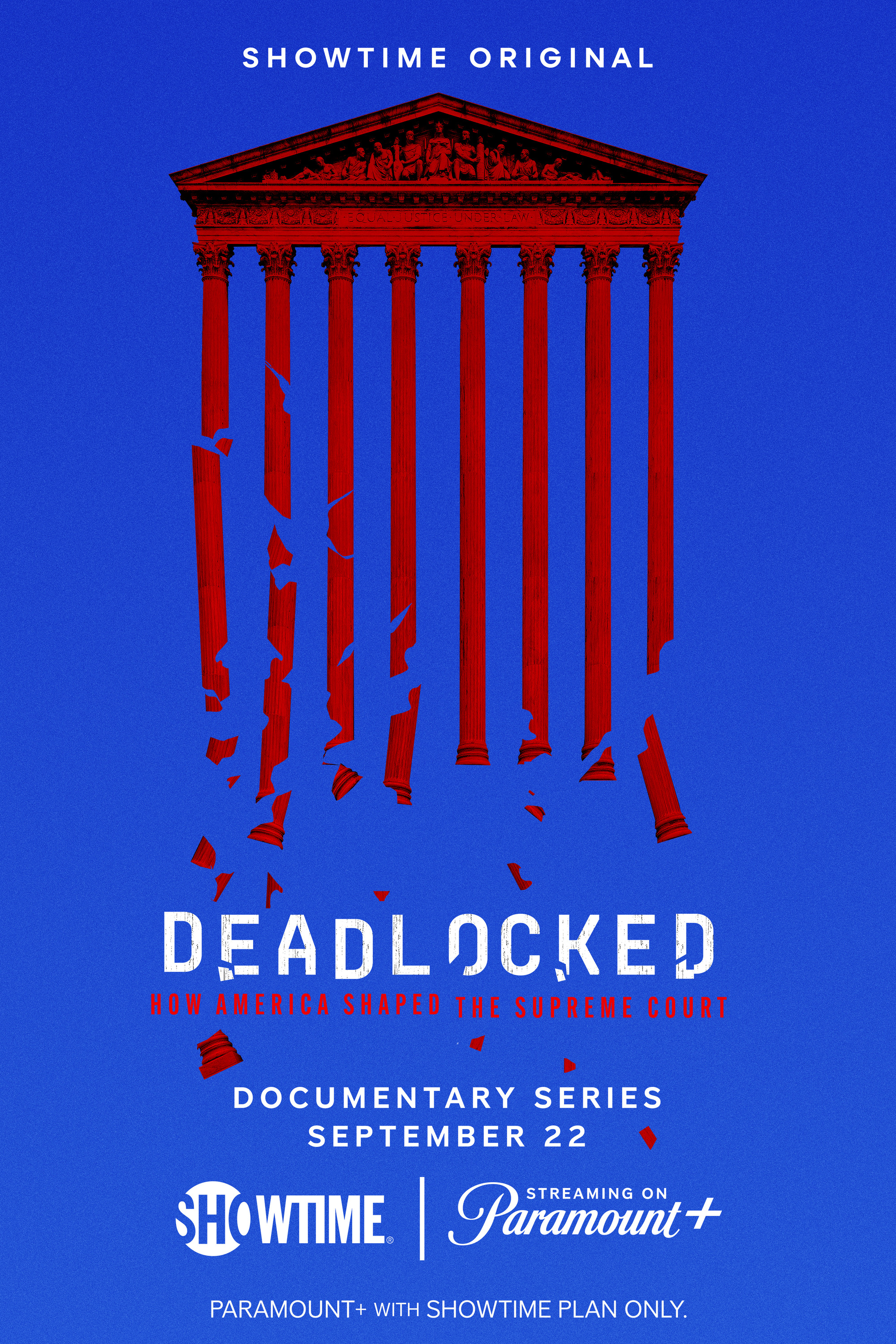 Mega Sized TV Poster Image for Deadlocked: How America Shaped the Supreme Court 