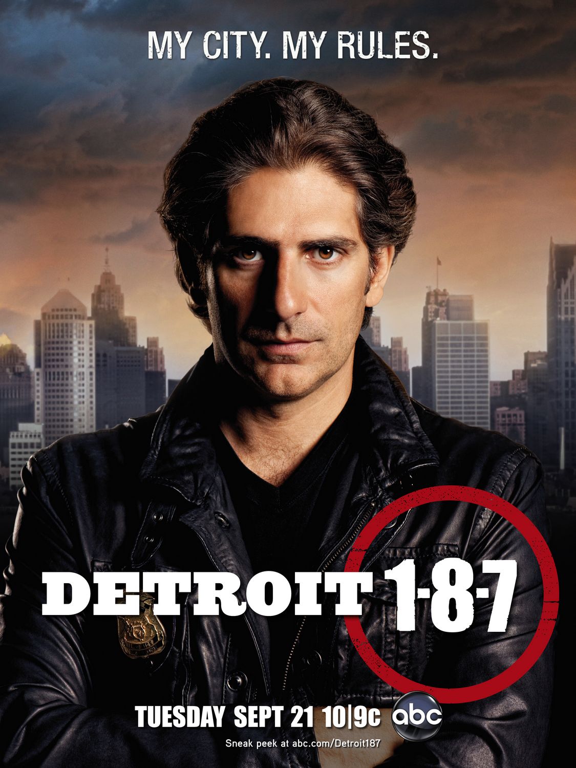 Extra Large Movie Poster Image for Detroit 1-8-7 