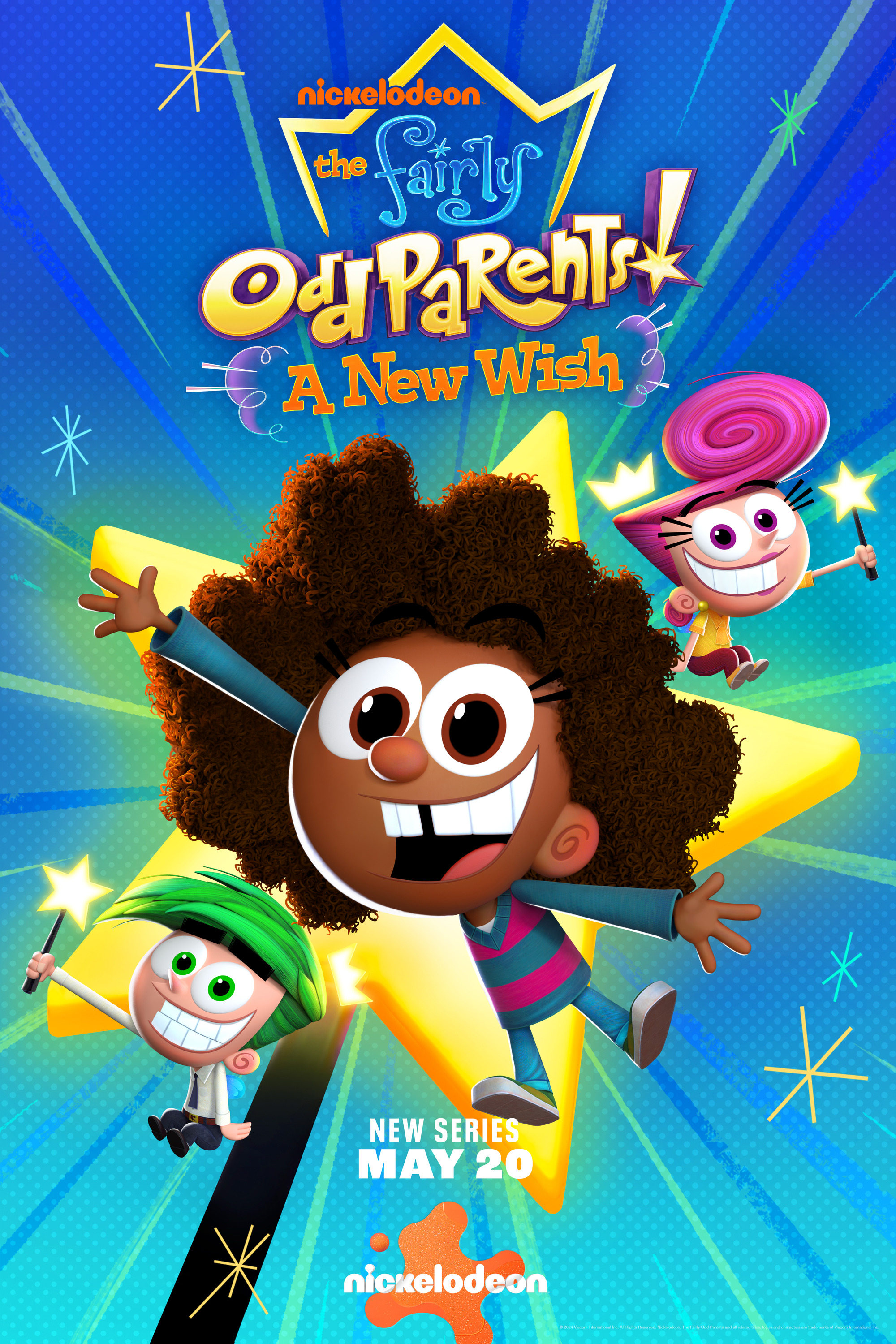 Mega Sized TV Poster Image for The Fairly OddParents: A New Wish 